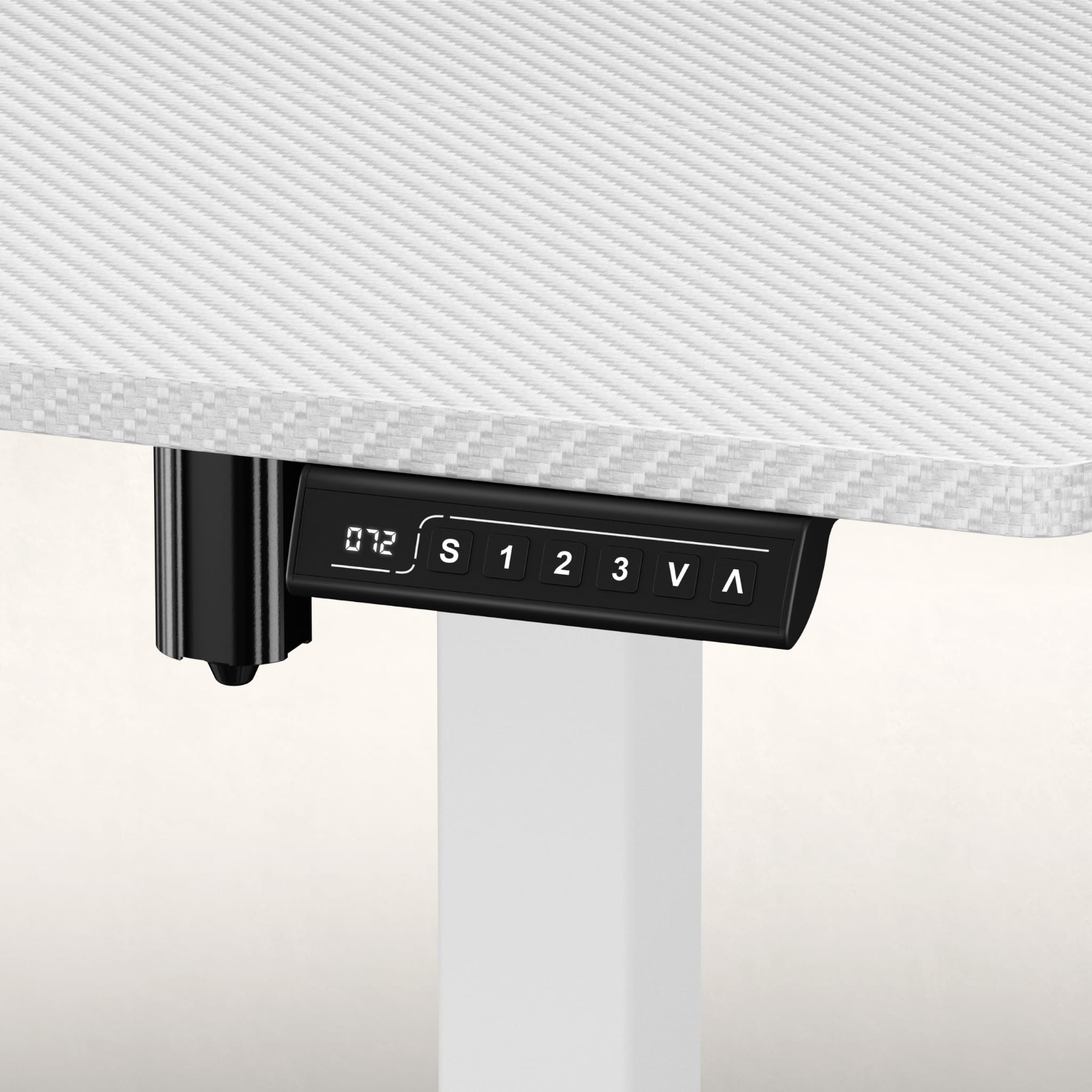 Huzaro Hero 8.2 bílý elektrický stůl 120 cm 