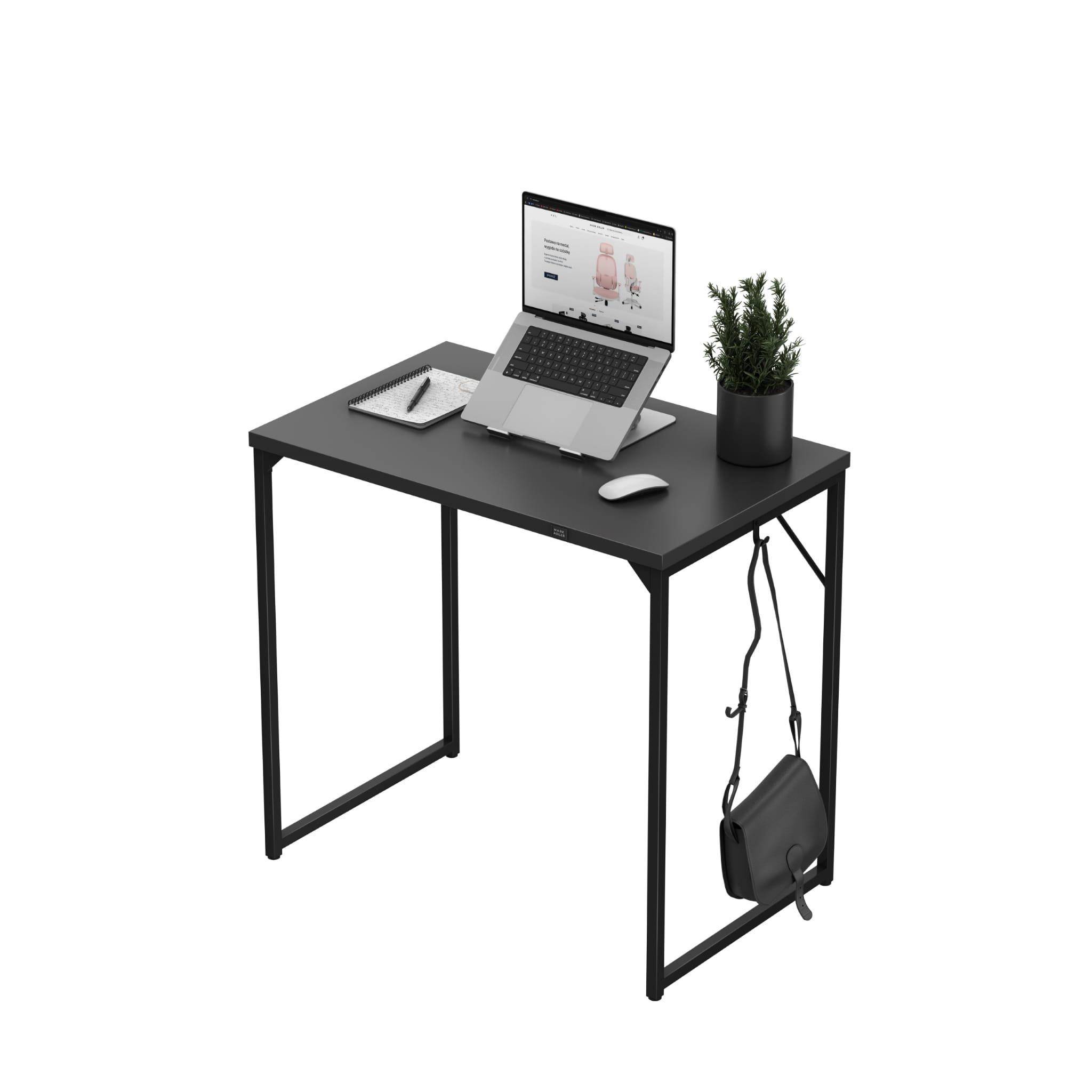 Mark Adler Leader 1.3 Černý malý psací stůl 80 cm 