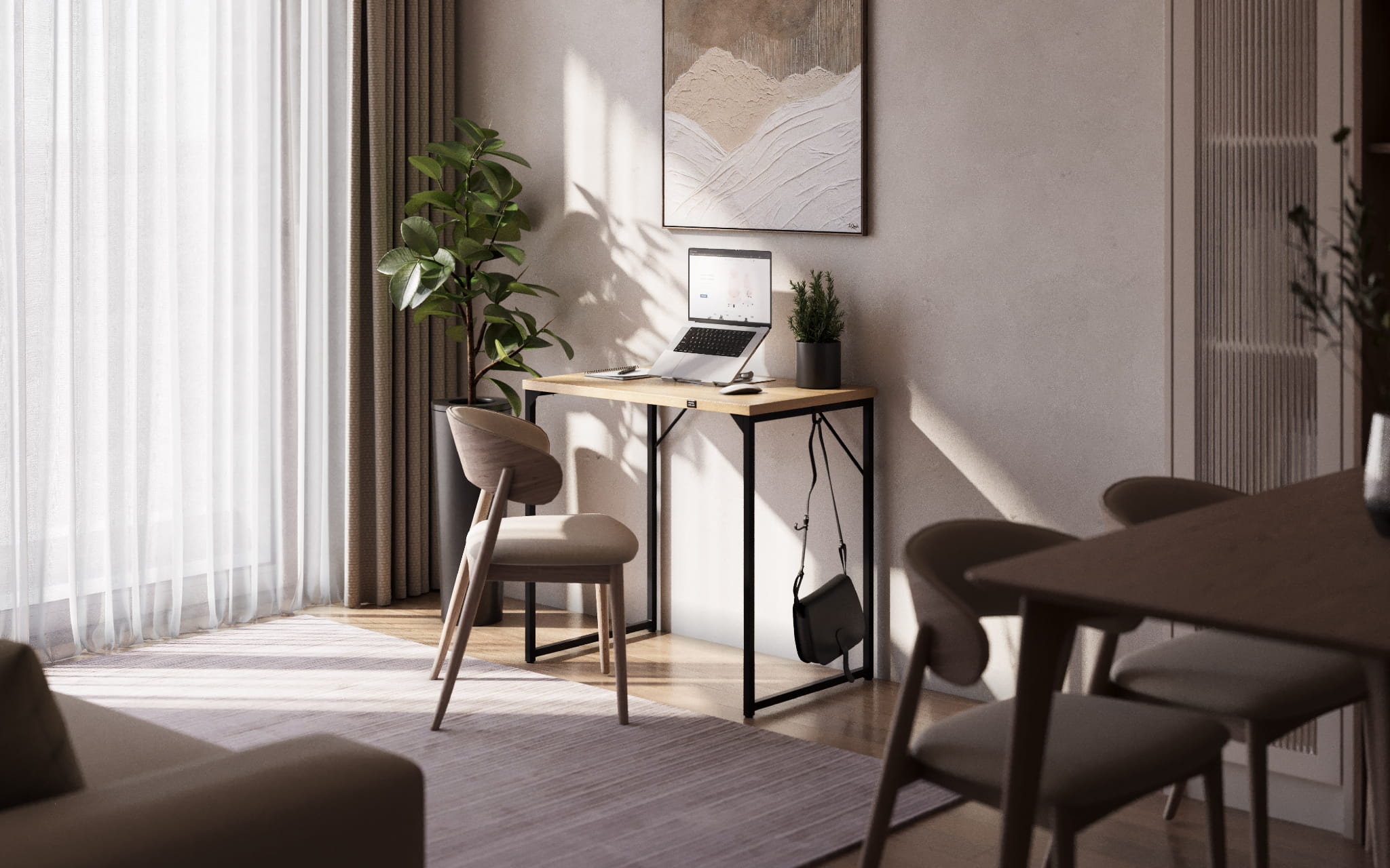 Malý psací stůl Mark Adler Leader 1.3 Dub 80 cm 