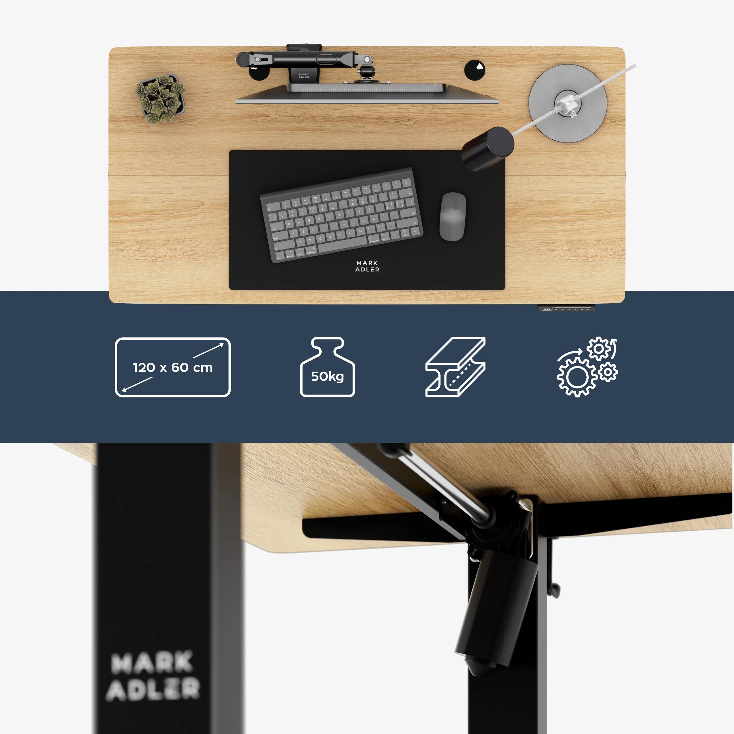 Elektricky nastavitelný stůl Mark Adler Leader 6.9 120 cm 