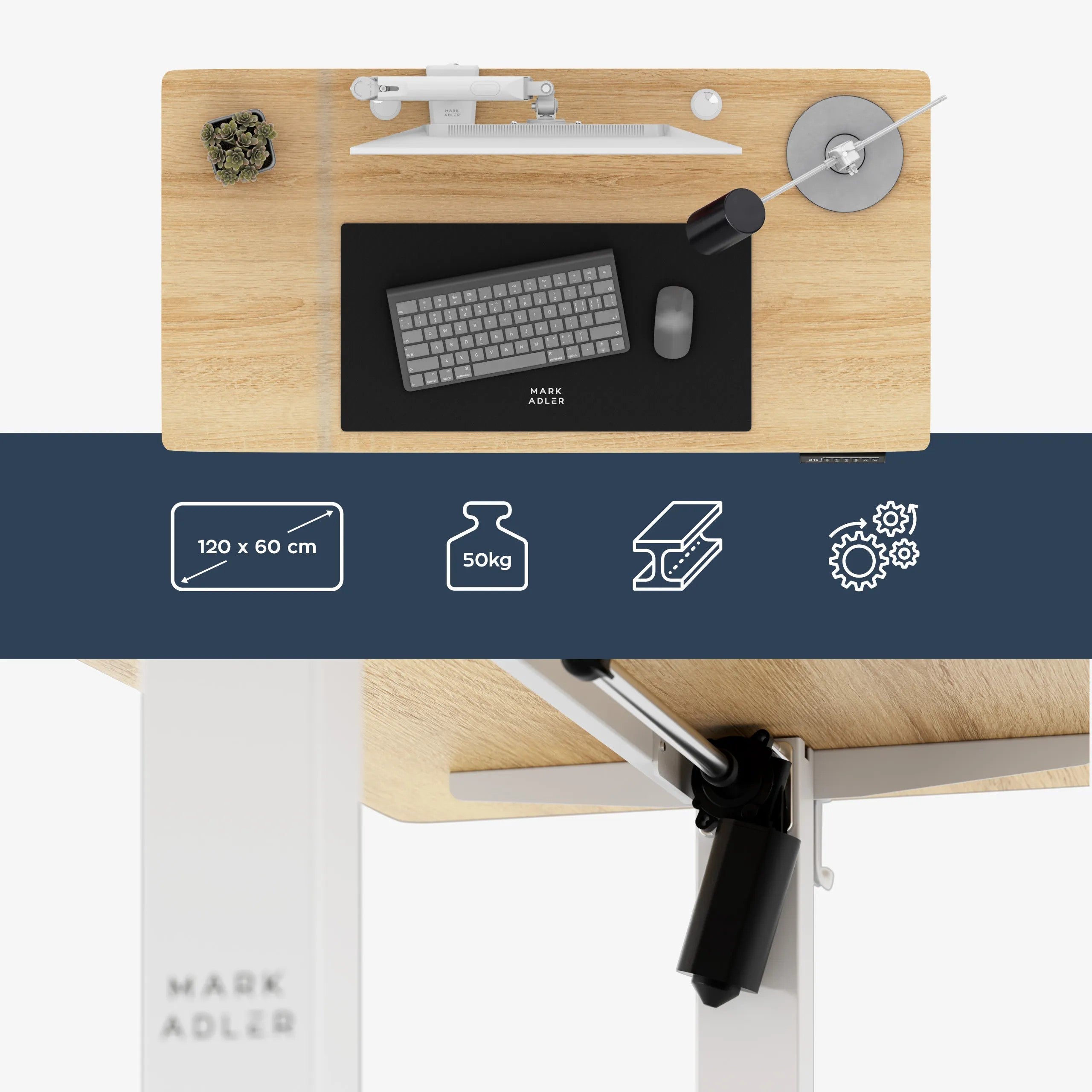 Mark Adler Leader 6.9 Craft elektricky nastavitelný stůl 120 cm 
