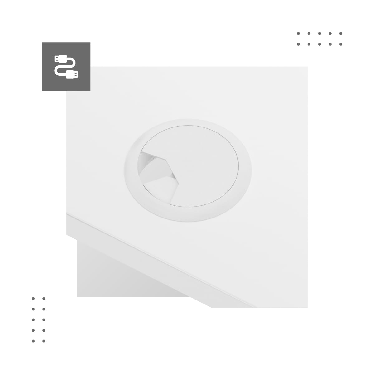 Mark Adler Leader 7.0 elektrický stůl bílý 120 cm 