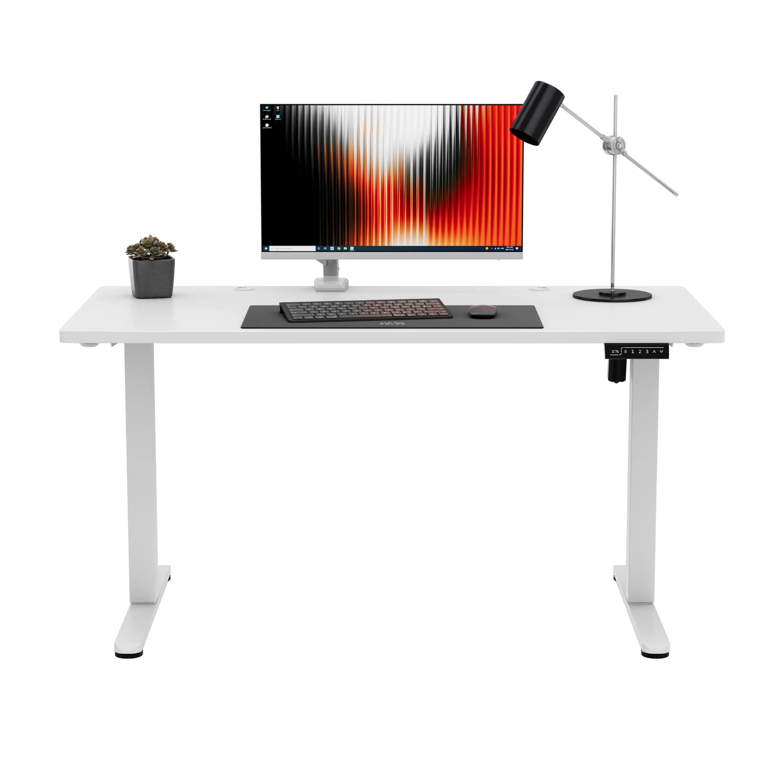 Mark Adler Leader 7.3 bílý elektrický stůl 140 cm 