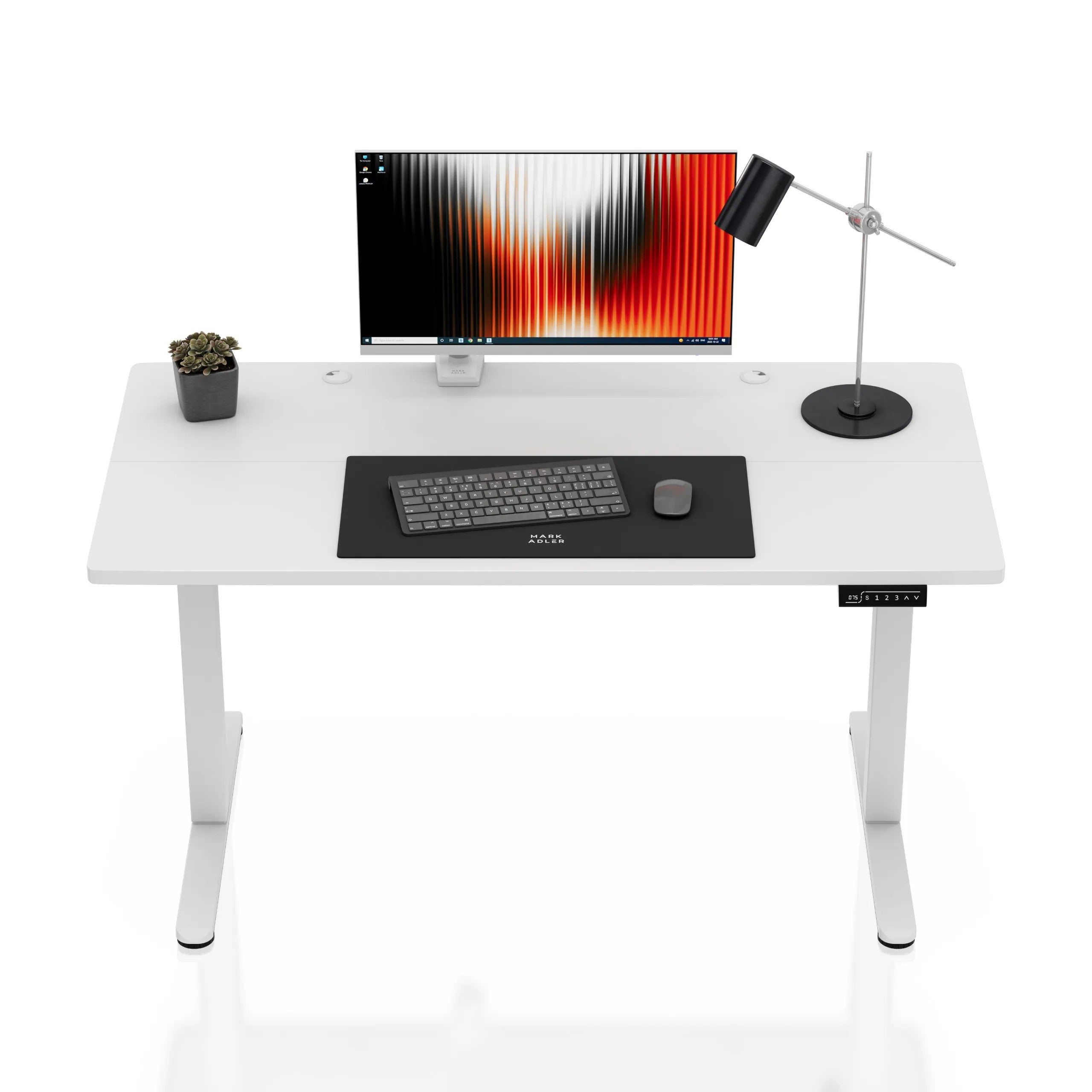 Mark Adler Leader 7.3 bílý elektrický stůl 140 cm 