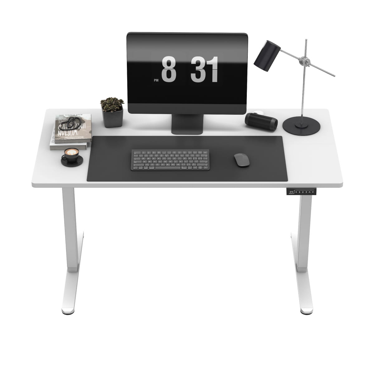 Mark Adler Leader 7.4 bílý elektrický stůl 140 cm 