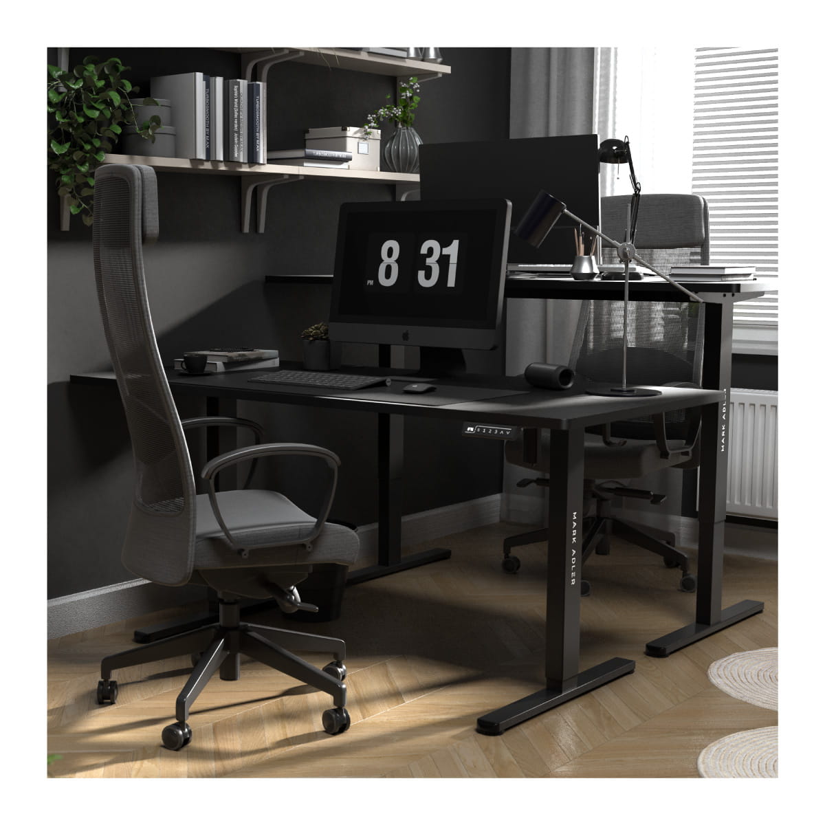 Mark Adler Leader 7.6 Černý elektrický stůl 160 cm 