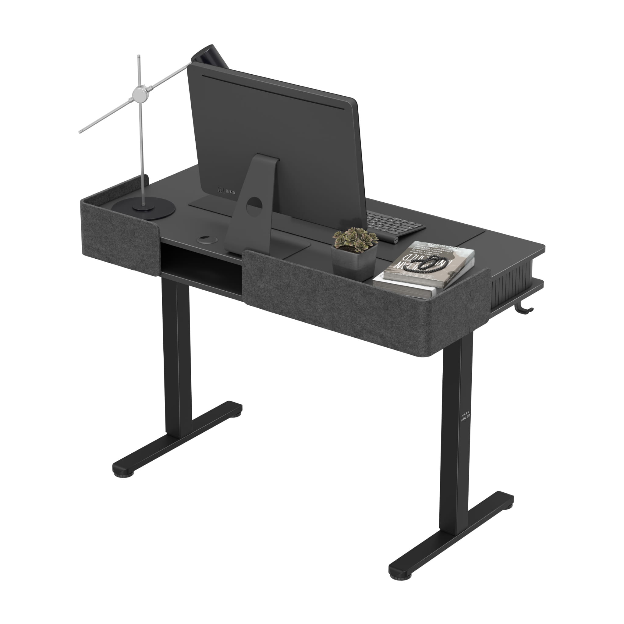 Elektrický stůl Mark Adler Leader 8.0, černý, 120 cm 