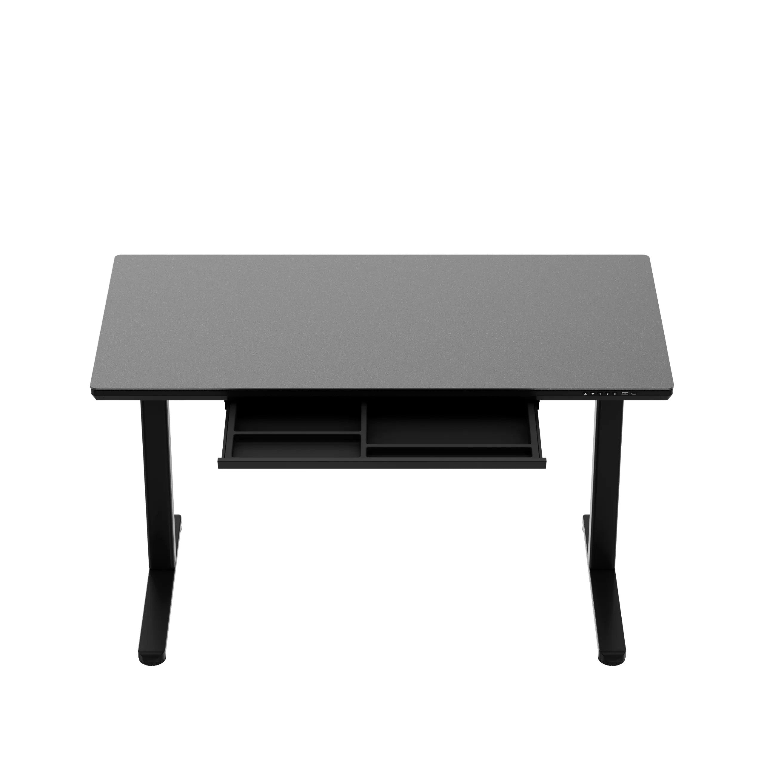 Elektrický stůl Mark Adler Leader 8.5, černý, se skleněnou deskou 