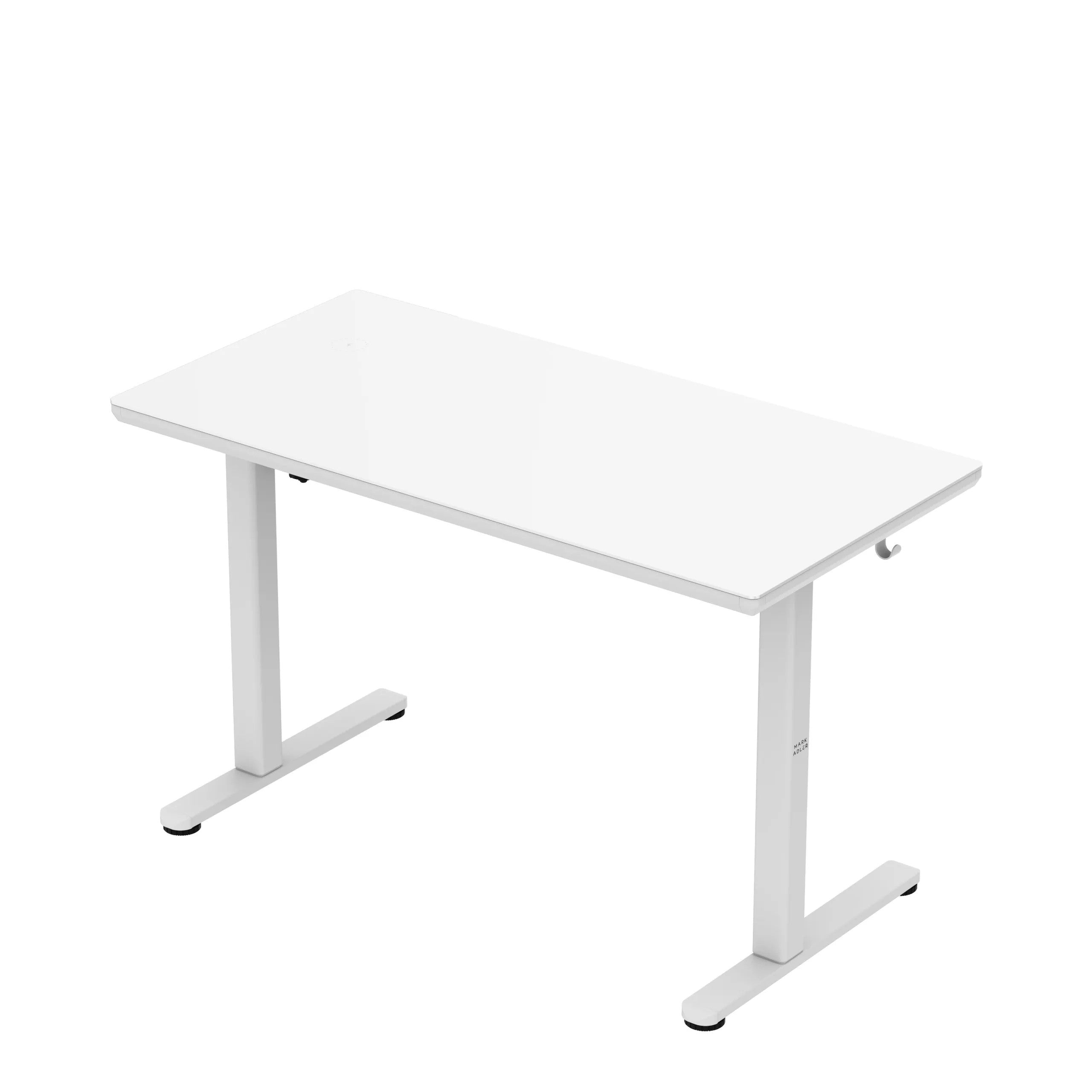 Elektrický stůl Mark Adler Leader 8.5 bílý se skleněnou deskou 