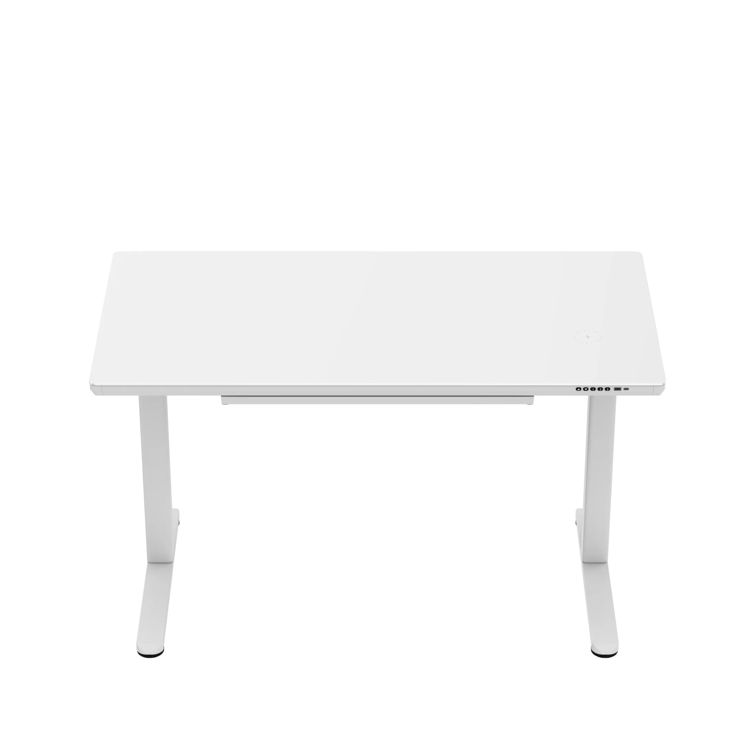 Elektrický stůl Mark Adler Leader 8.5 bílý se skleněnou deskou 
