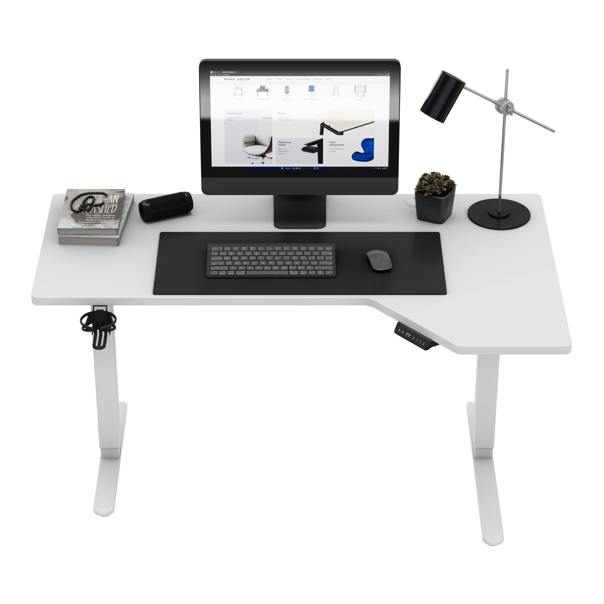 Mark Adler Leader 9.1 elektrický stůl bílý 145 cm 