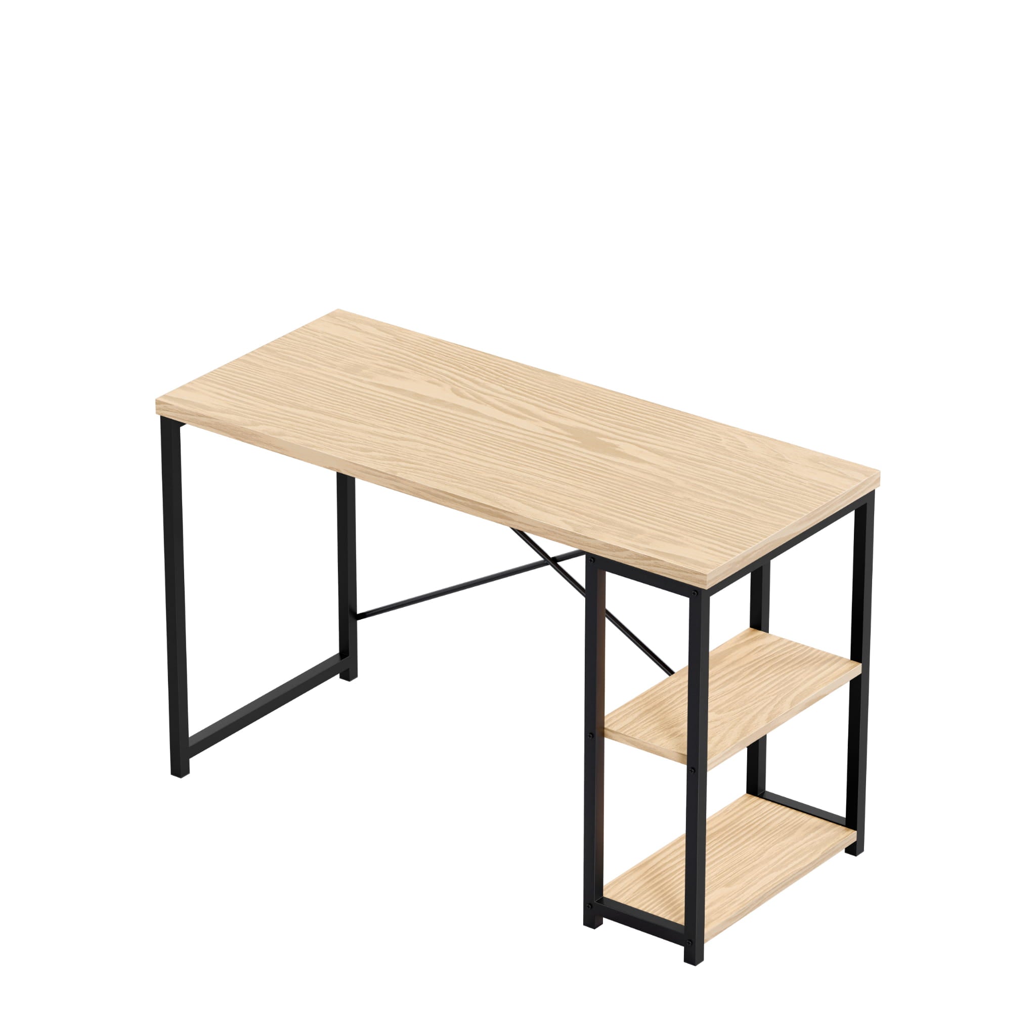 Psací stůl Mark Adler Leader 2.0 Craft 120 cm s policemi 