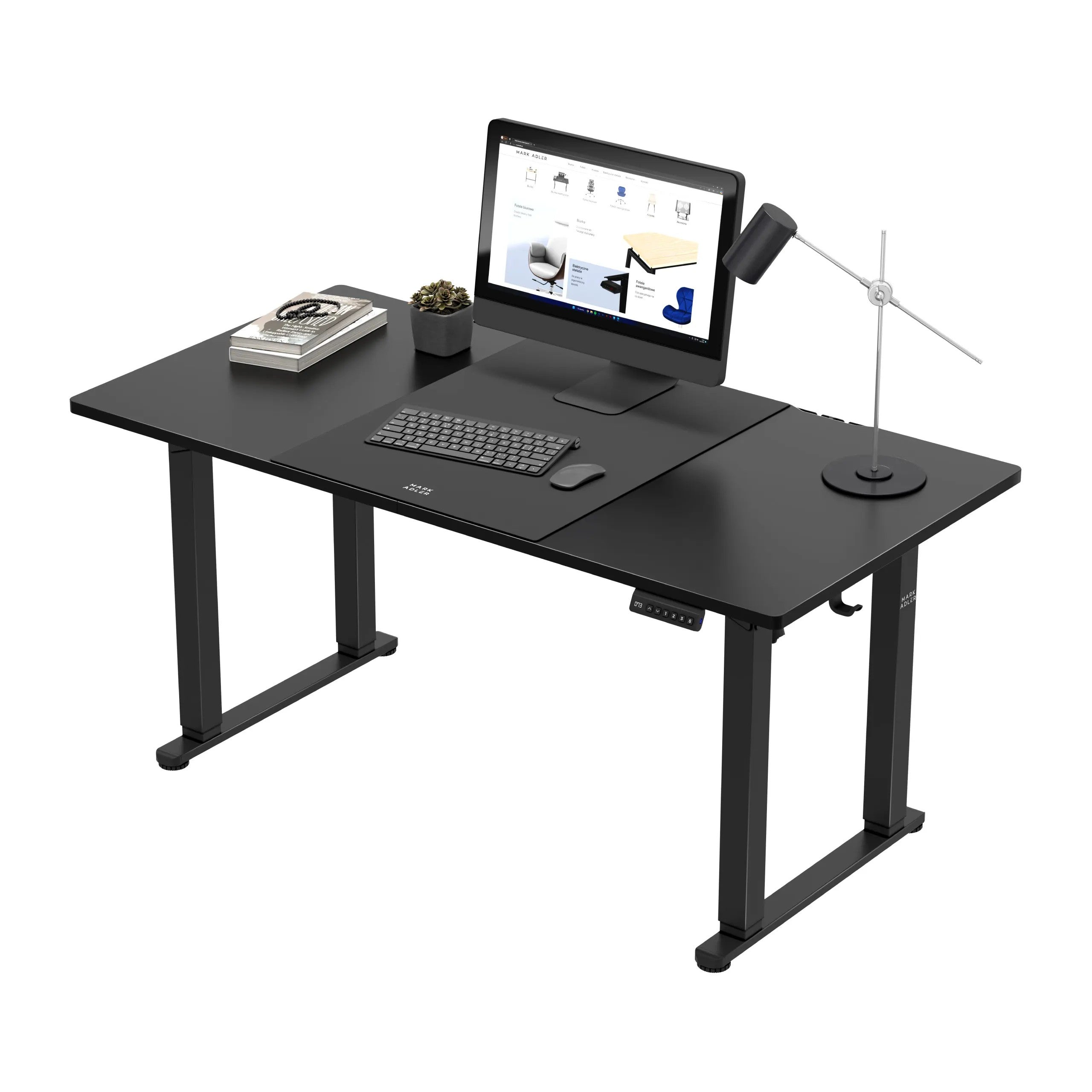 Mark Adler Leader 9.3 Elektrický stůl, černý, 160 cm 