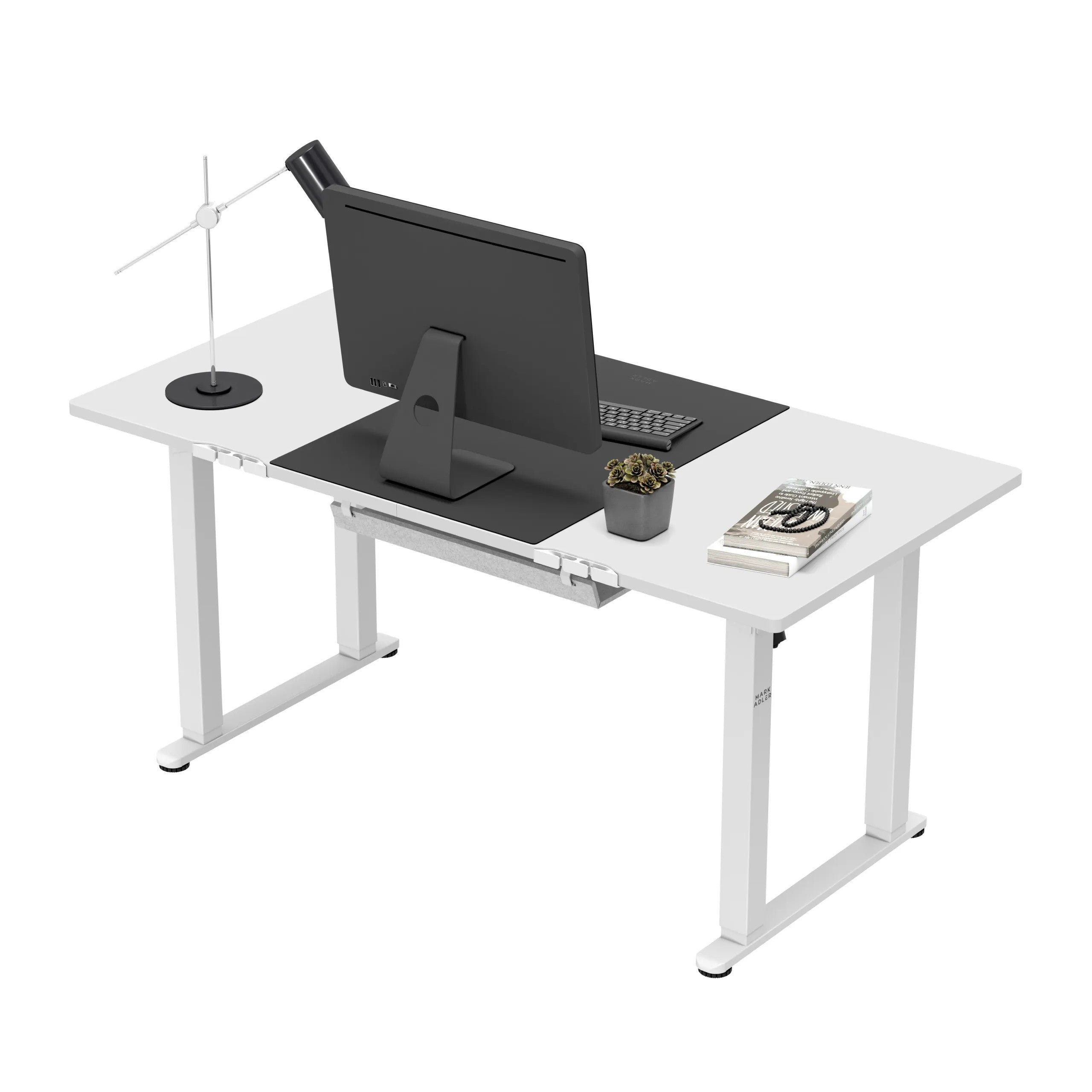 Mark Adler Leader 9.3 bílý elektrický stůl 160 cm 