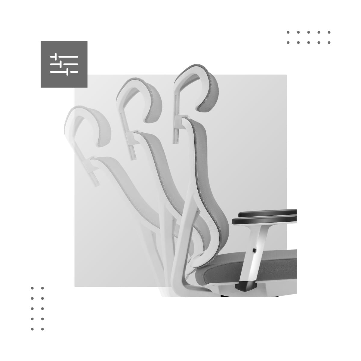 Ergonomická židle Mark Adler Manager 3.3 White 