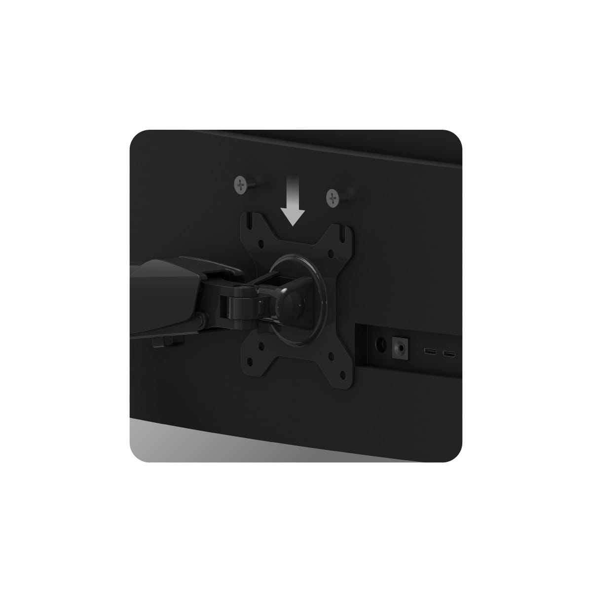 Otočný držák Huzaro Motion 2.2 pro dva monitory 