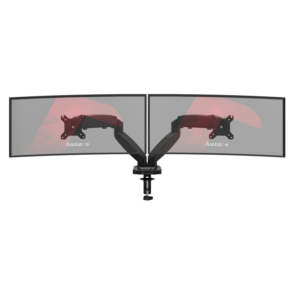 Otočný držák Huzaro Motion 2.2 pro dva monitory 