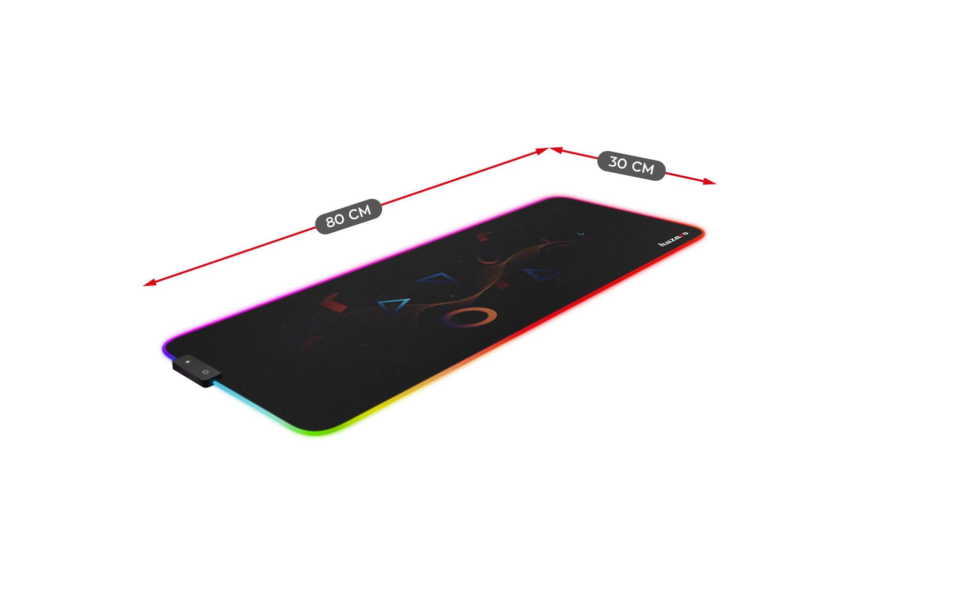 Herní podložka Huzaro RGB Design 