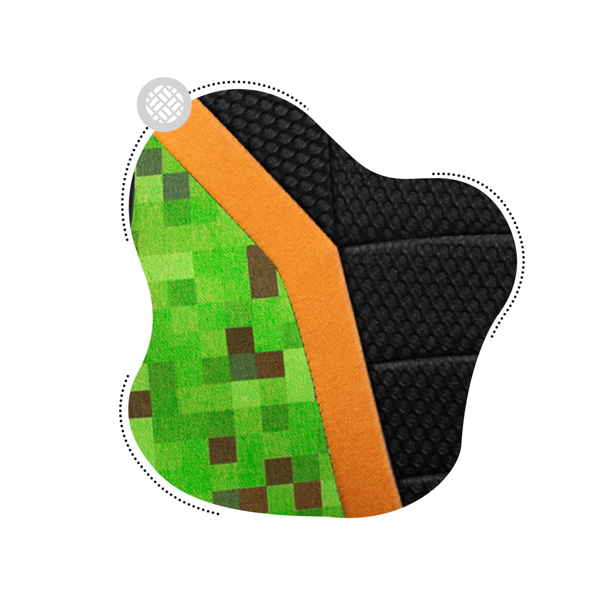 Herní židle Huzaro RANGER 1.0 Pixel Mesh pro děti 