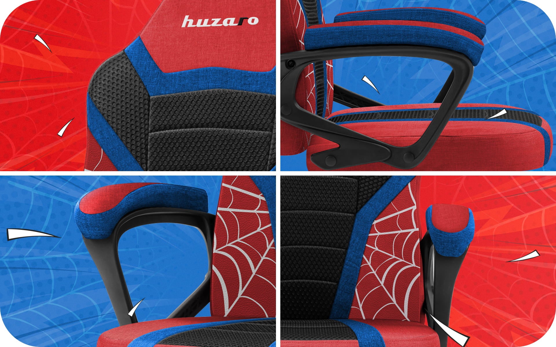 Herní židle Huzaro Ranger 1.0 Spider Mesh pro děti 
