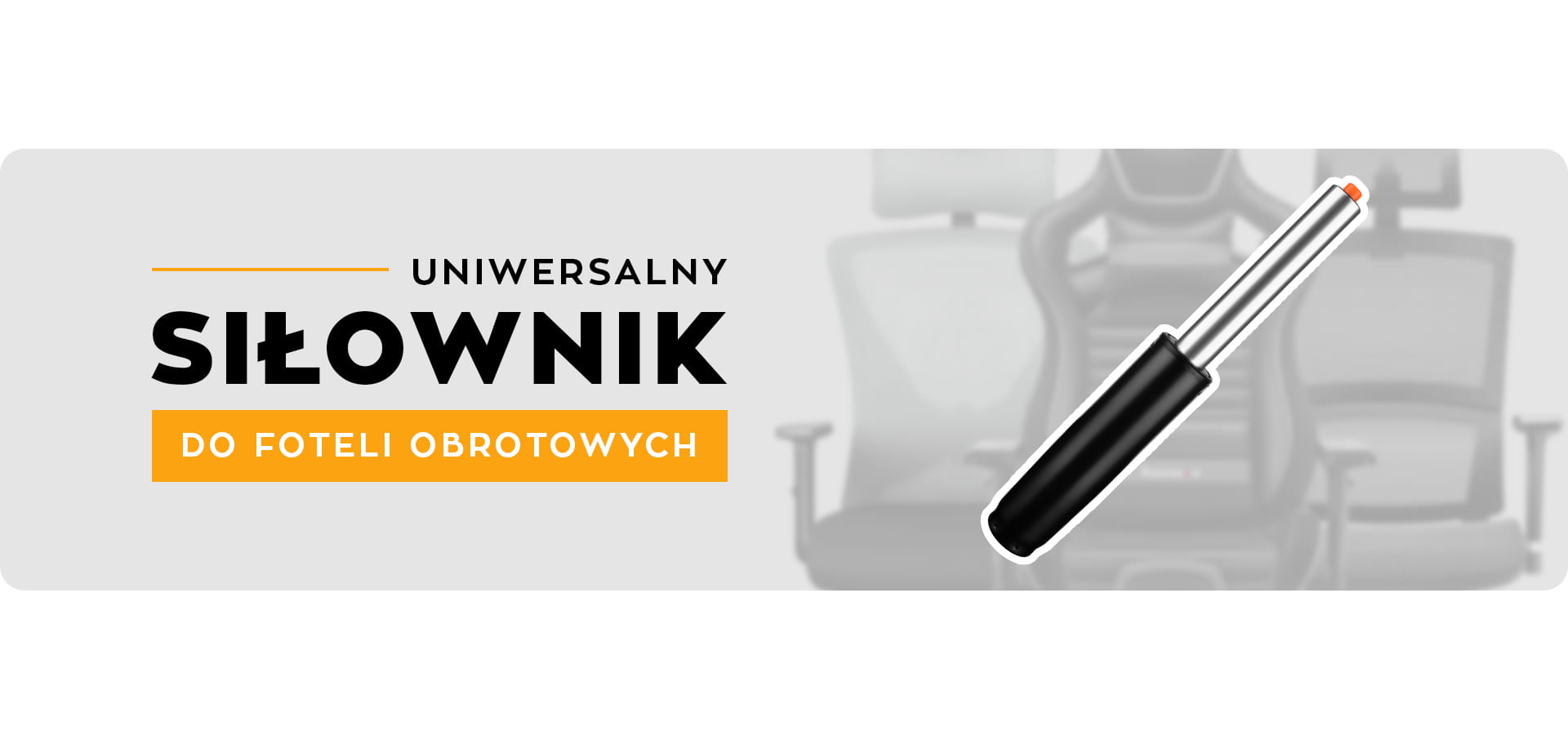 Univerzální plynová láhev pro otočné židle 