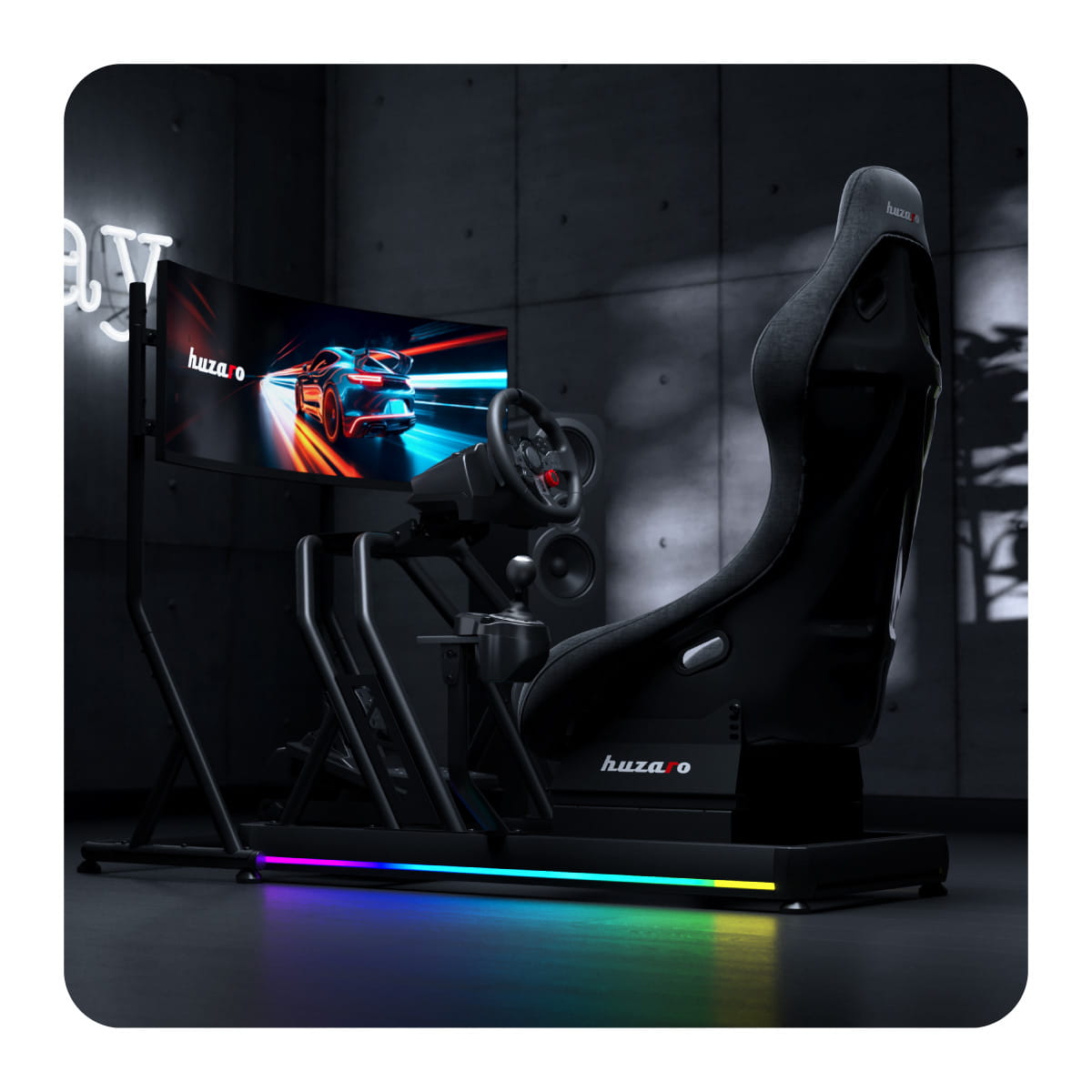 TV stojan Huzaro Speed ​​​​9.1 Sim Racing 