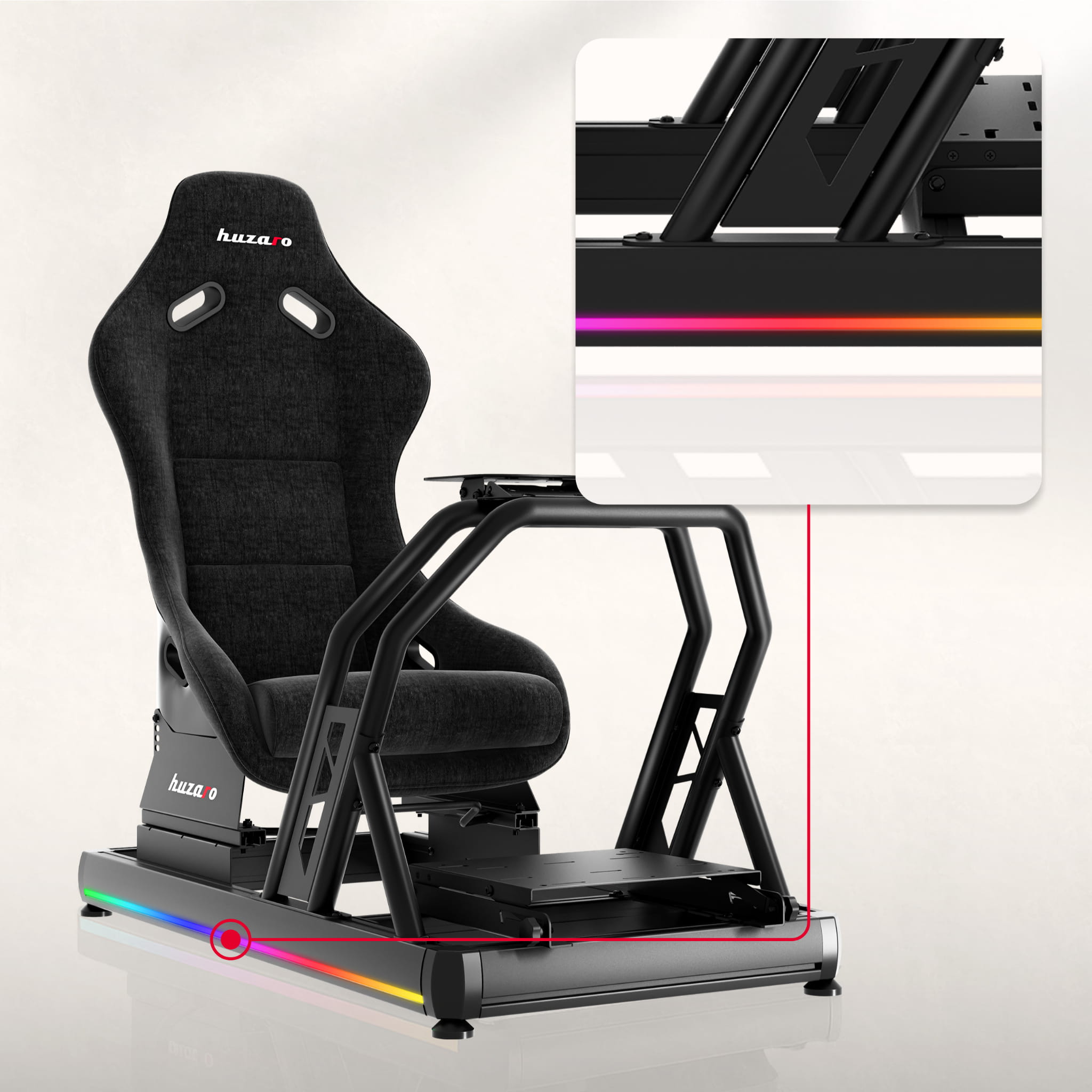 Kokpit pro simulátor závodů Huzaro Speed ​​​​9.0 