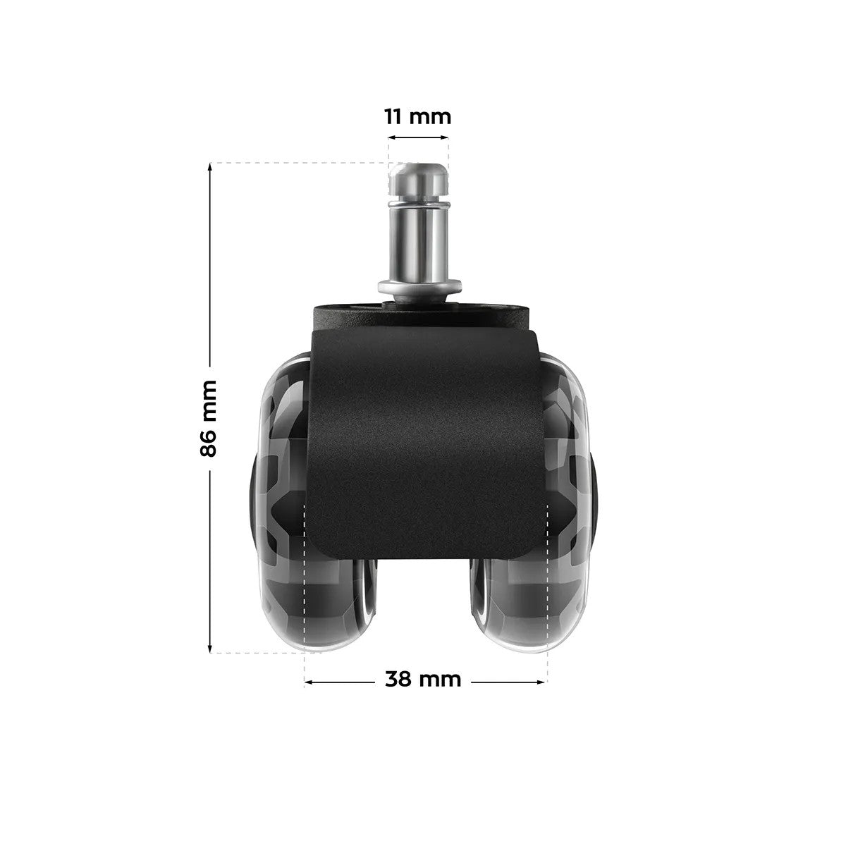 Kolečka na kancelářské židle Mark Adler Wheels 3.0 