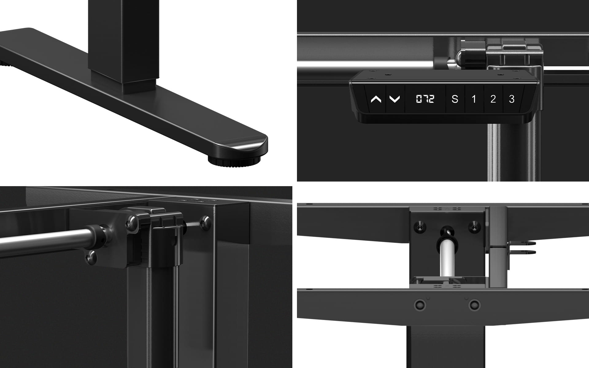 Rám elektrického stolu MARK ADLER Xeno 4.1 Black 