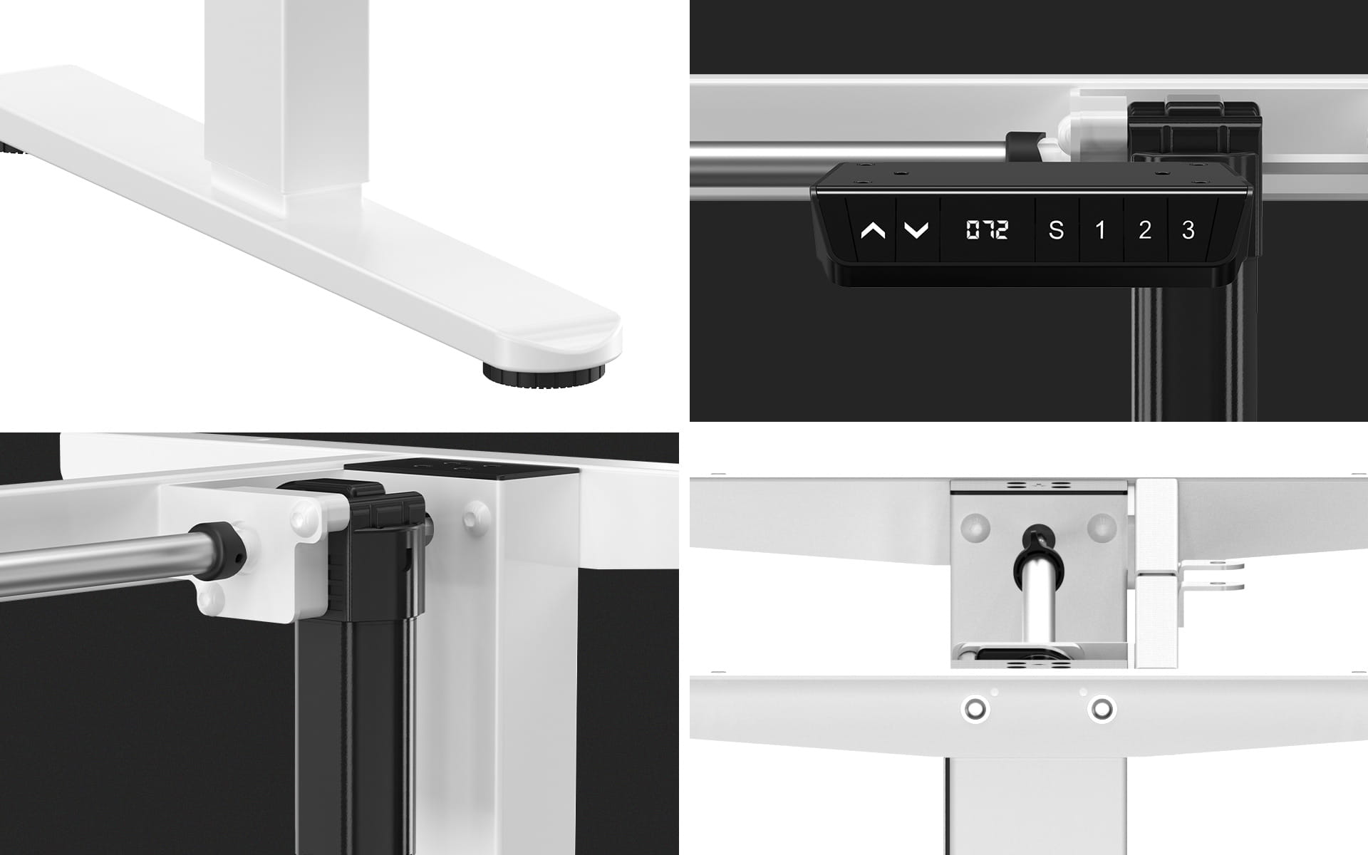 Elektrický stůl Mark Adler Xeno 4.1, bílý 