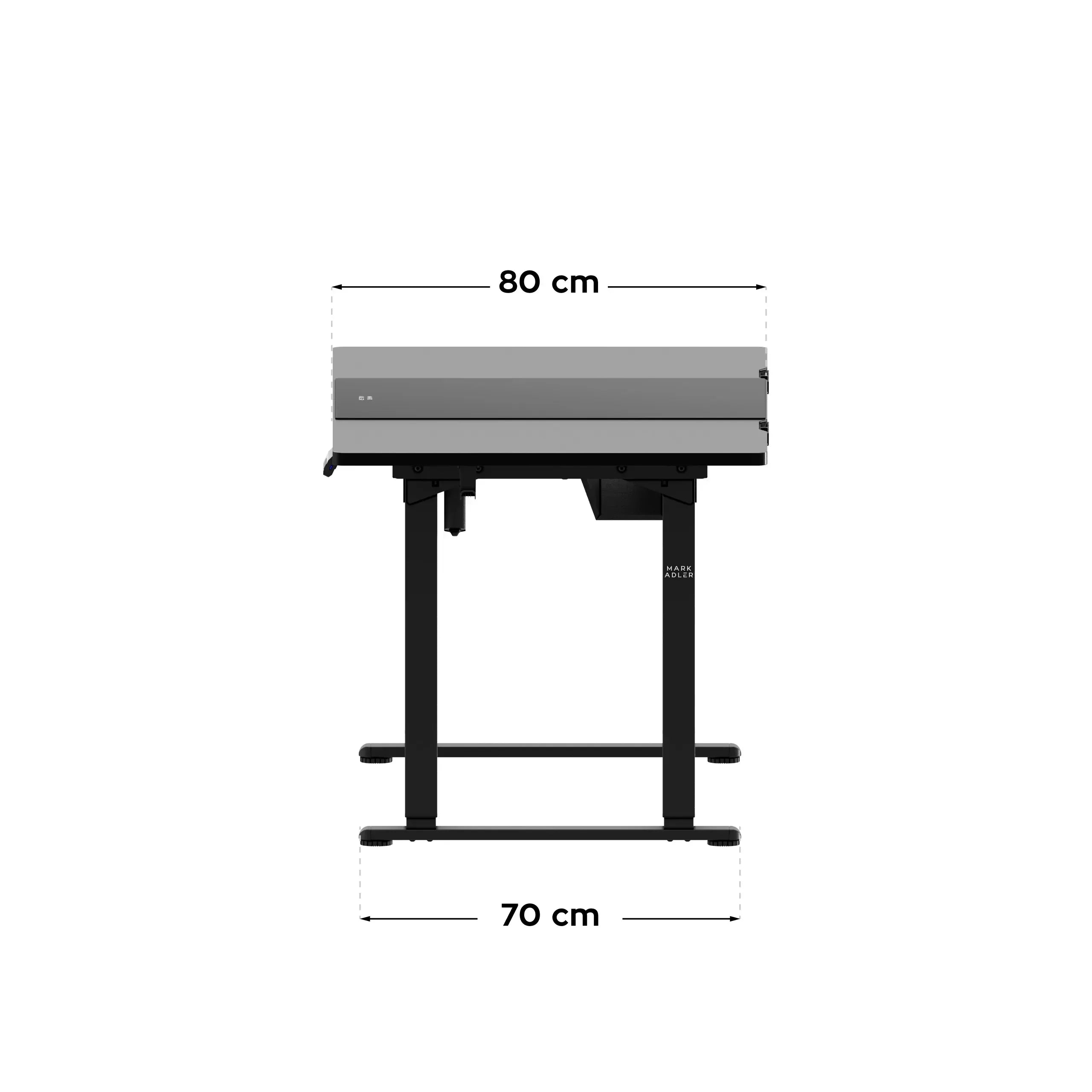 Mark Adler Leader 9.3 Elektrický stůl, černý, 160 cm 