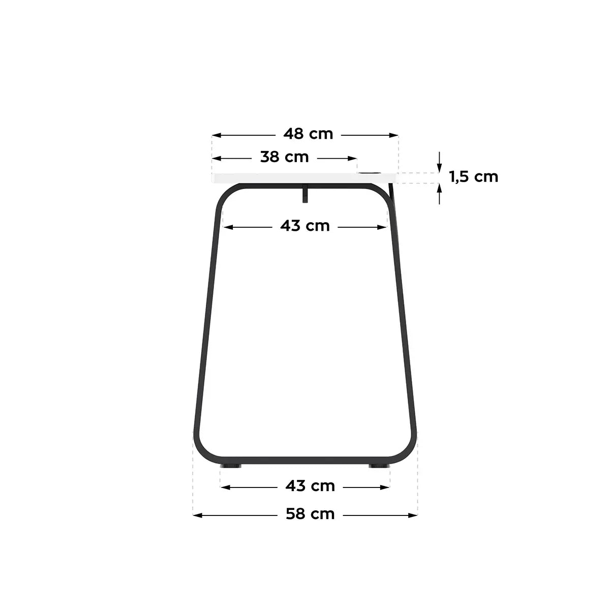Herní stůl Huzaro Hero 1.5 bílý 120 cm 