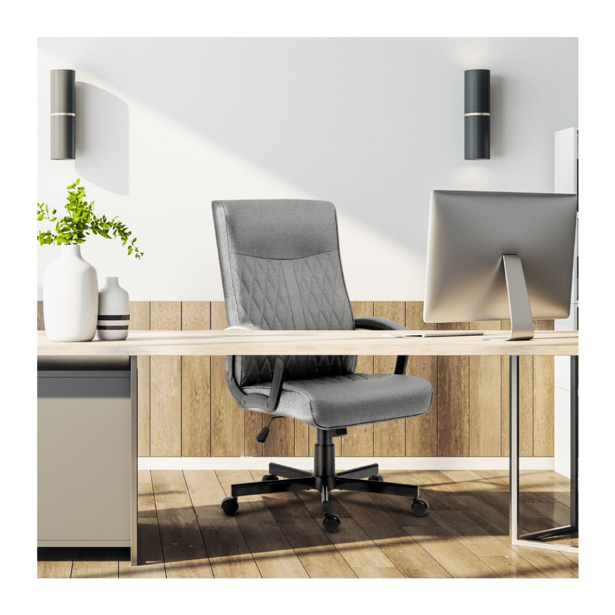 Kancelářská židle Mark Adler Boss 3.2 šedá 