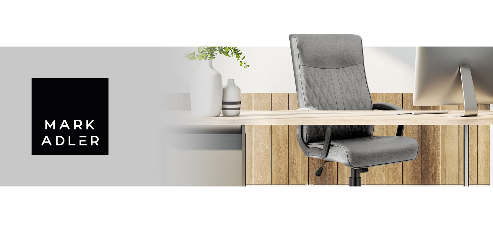 Kancelářská židle Mark Adler Boss 3.2 šedá 