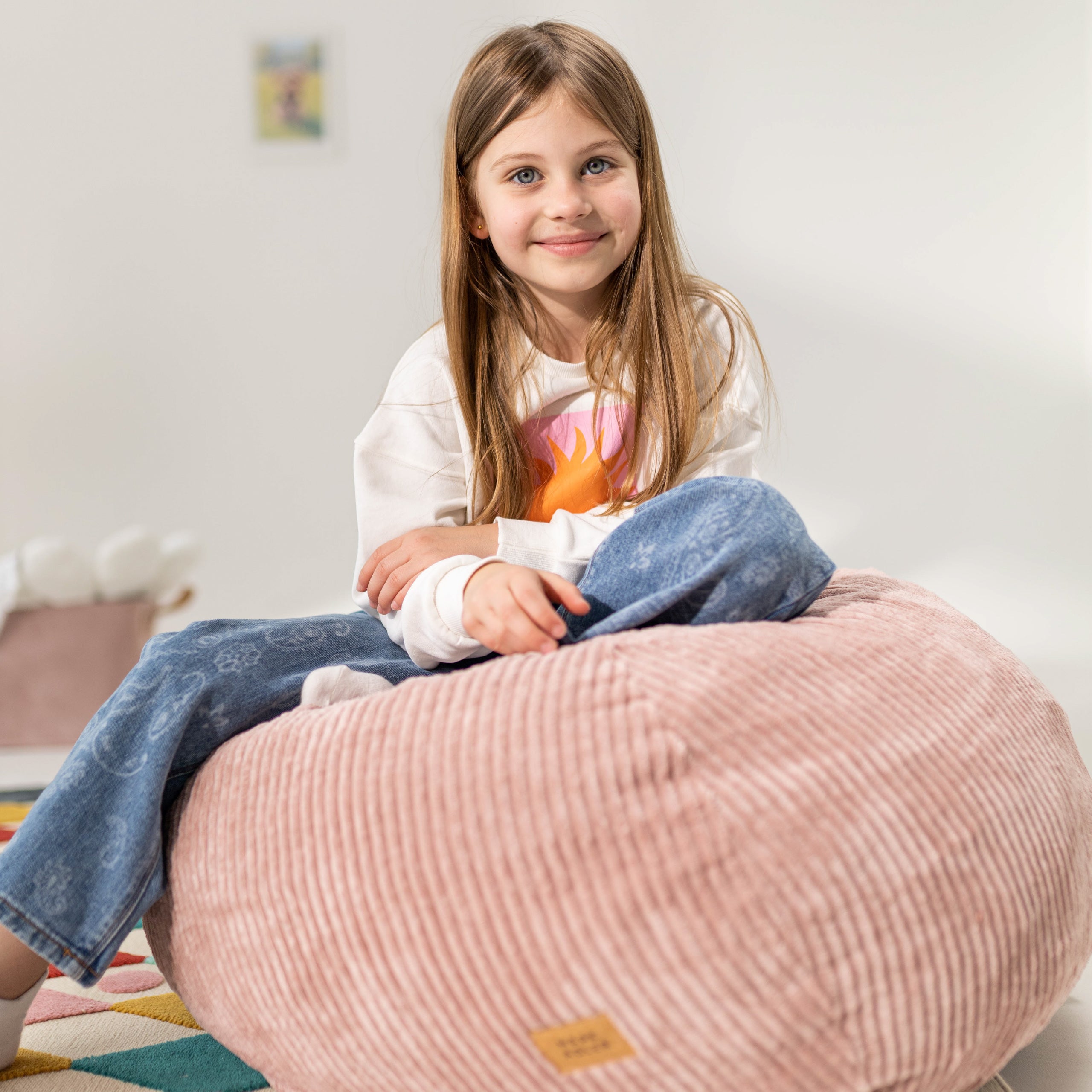Sztruksový sedací pytel růžový Mark Adler Comfy 1.0 Pink