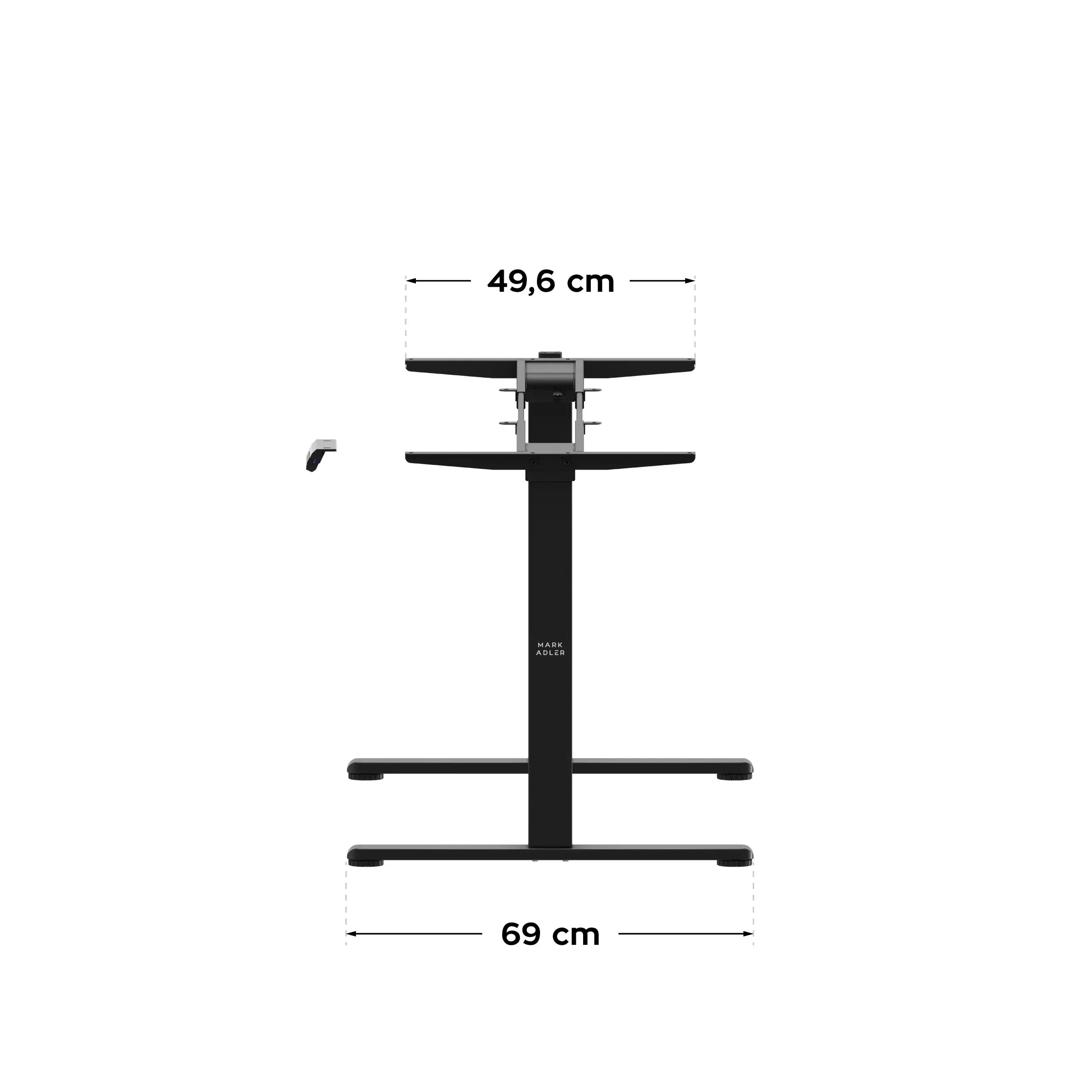 Elektrický stůl Mark Adler Xeno 4.5 Black s dvojitým motorem 