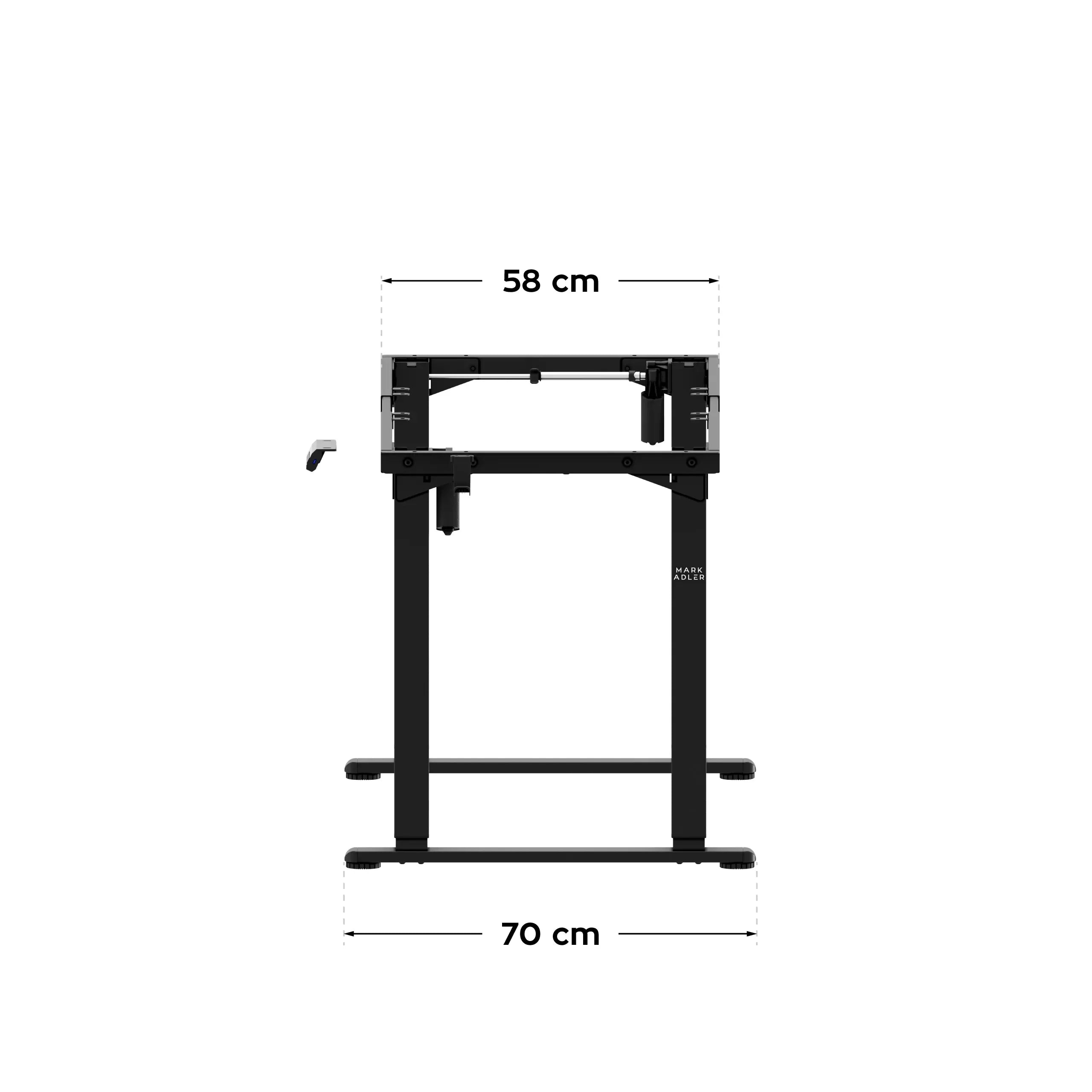 Elektrický stůl Mark Adler Xeno 5.0 s dvojitým motorem, černý 