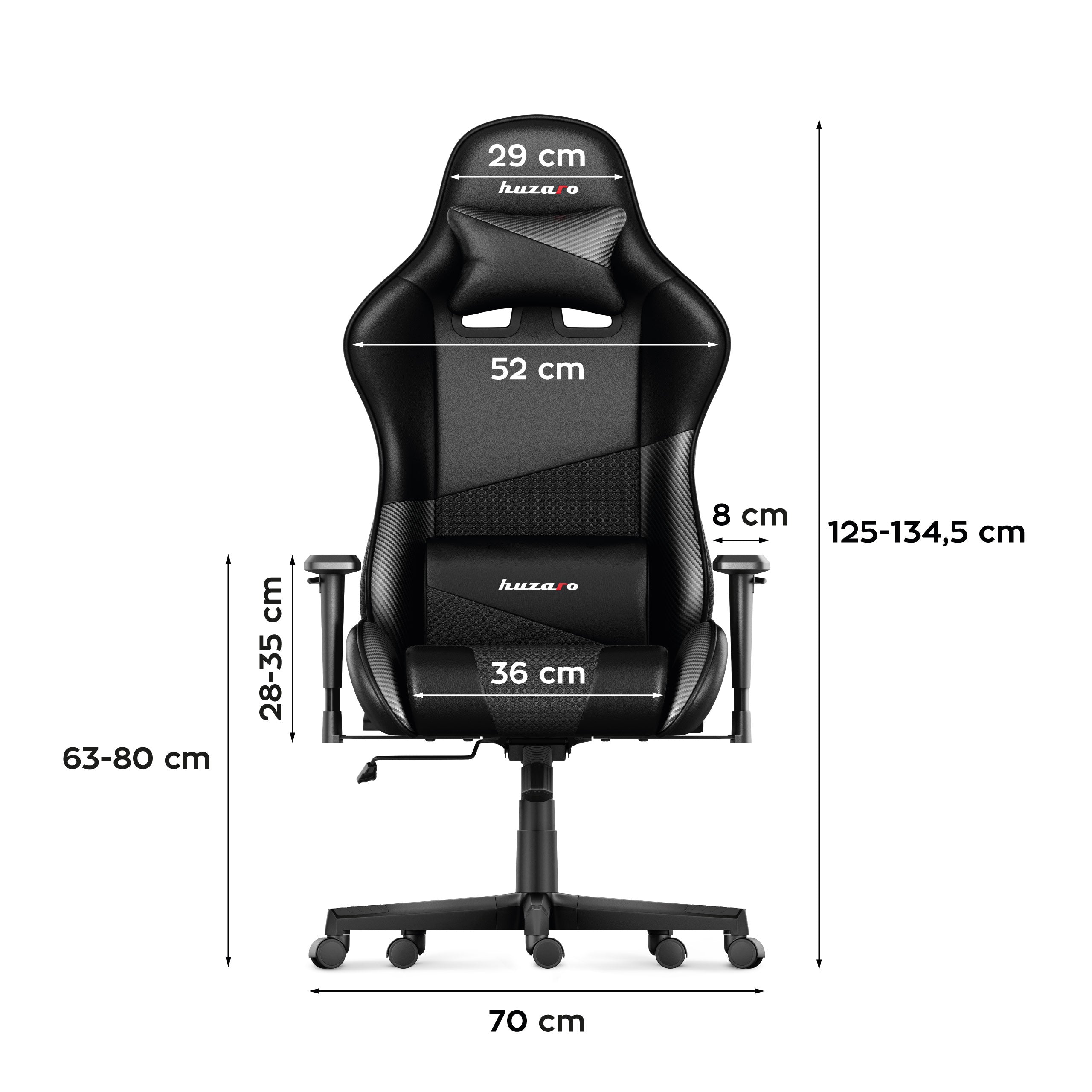 Herní židle HUZARO FORCE 6.2 Carbon 