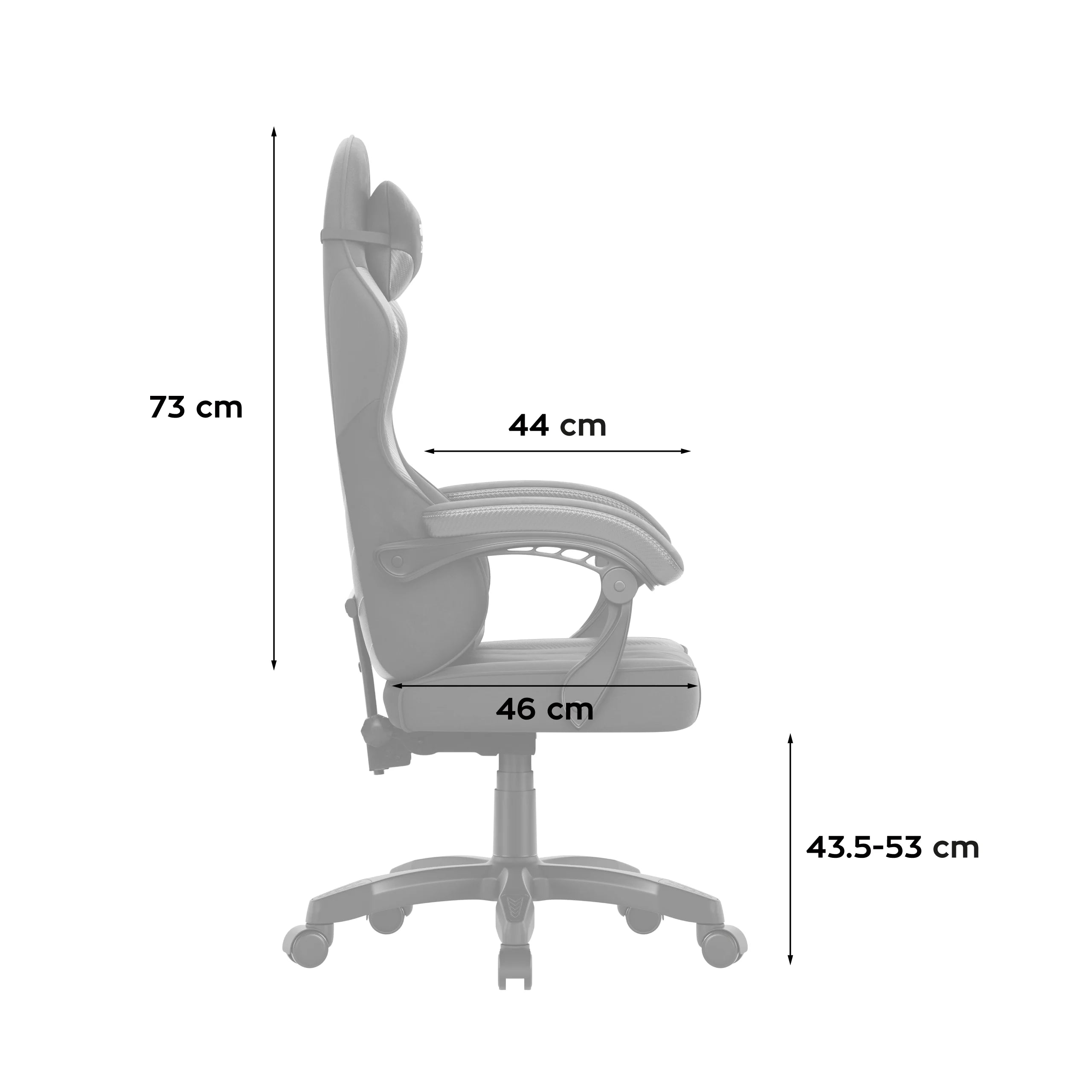 Herní židle Huzaro Force 2.7 Black Carbon Velvet 