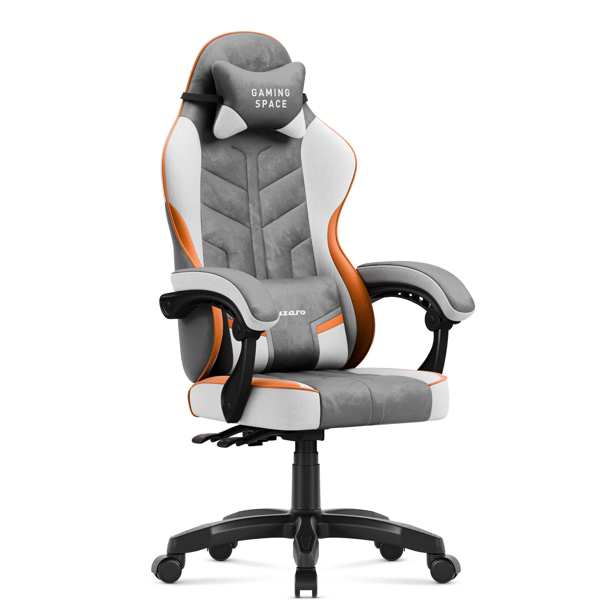 Herní židle Huzaro Force 2.7 šedého sametu