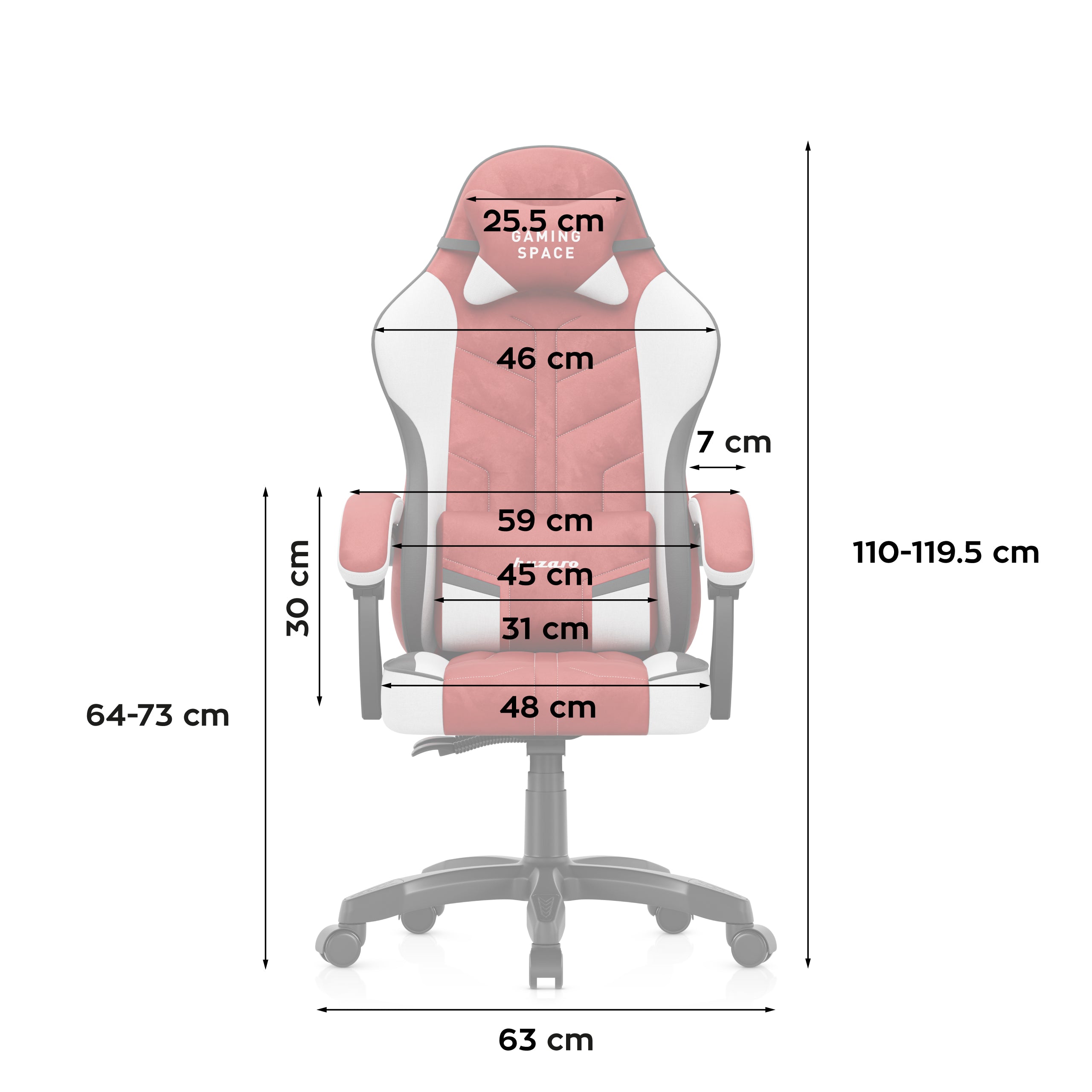 Herní židle Huzaro Force 2.7 Red velvet 