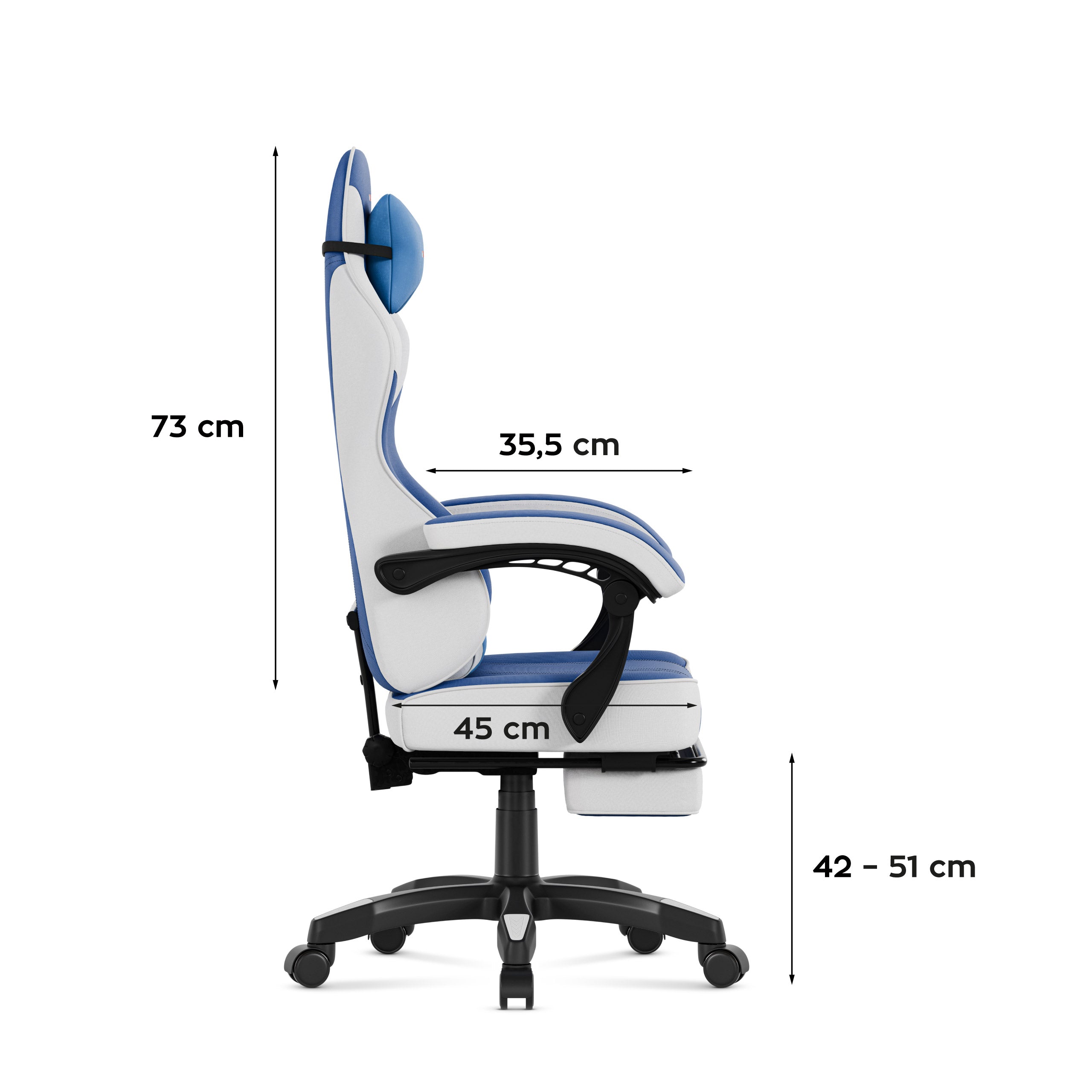 Herní židle Huzaro Force 3.7 Blue 