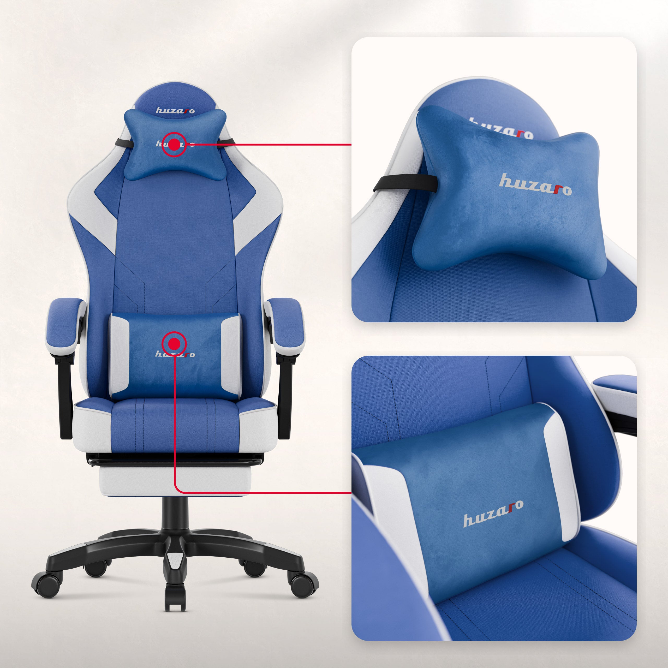 Herní židle Huzaro Force 3.7 Blue 