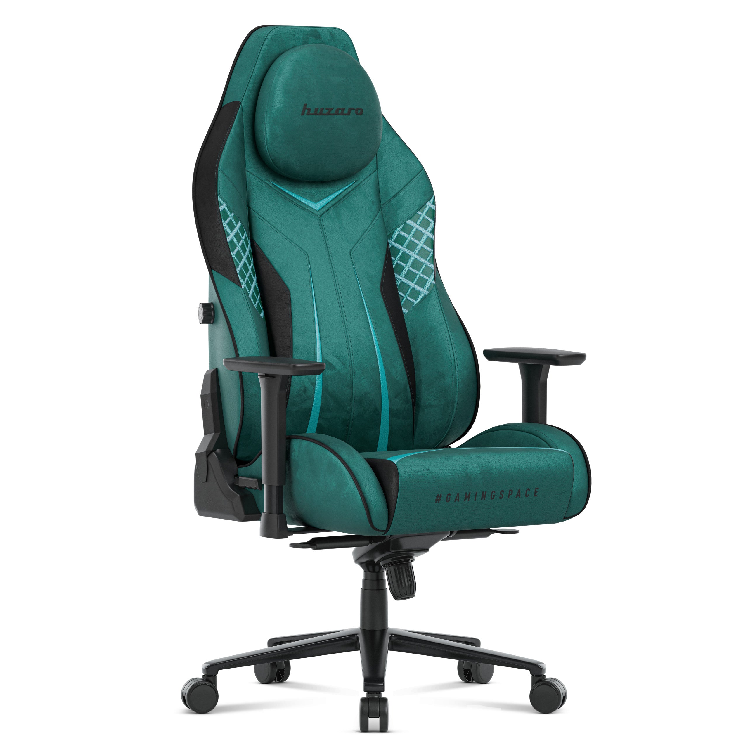 Gamingové křeslo z semiše Huzaro Force 8.3 Green