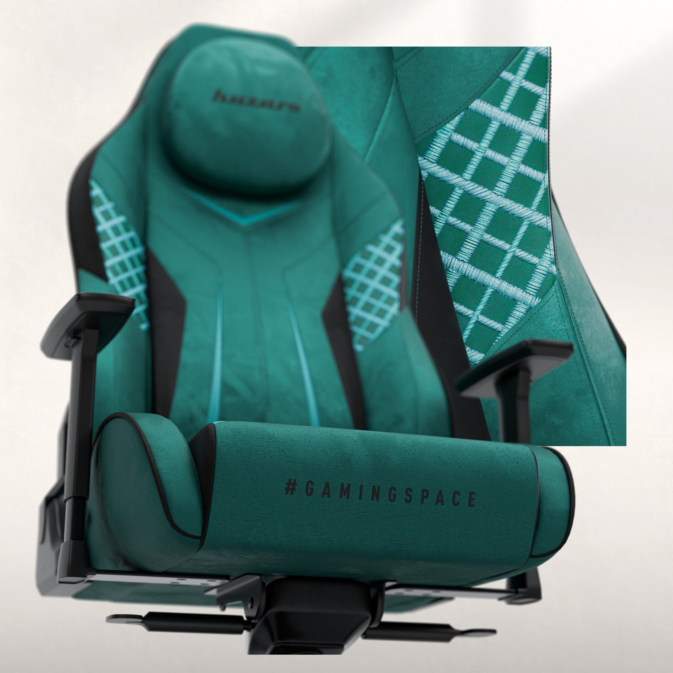 Gamingové křeslo z semiše Huzaro Force 8.3 Green