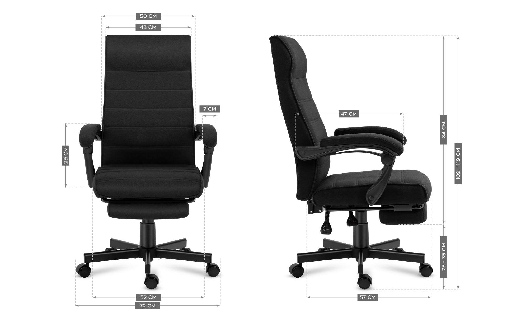 Kancelářská židle Mark Adler Boss 4.4 černá 