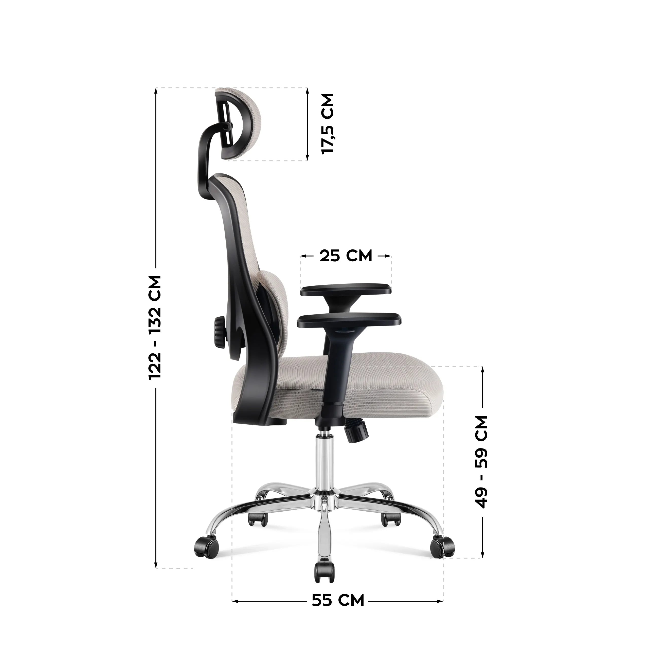 Kancelářská židle Mark Adler Manager 3.2 šedá 