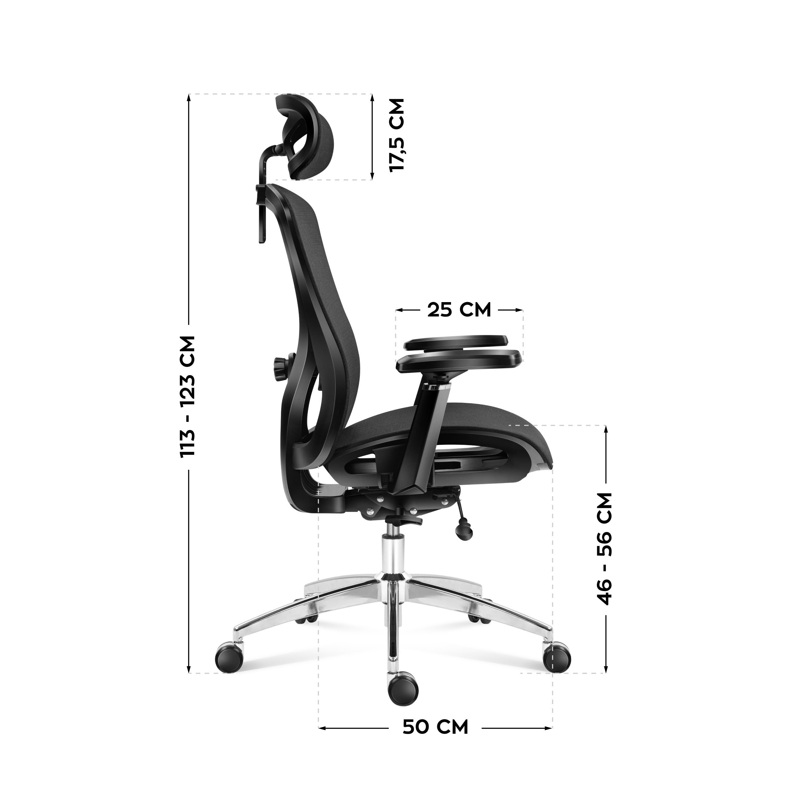 Ergonomická židle Mark Adler Expert 5.3 Black Mesh 