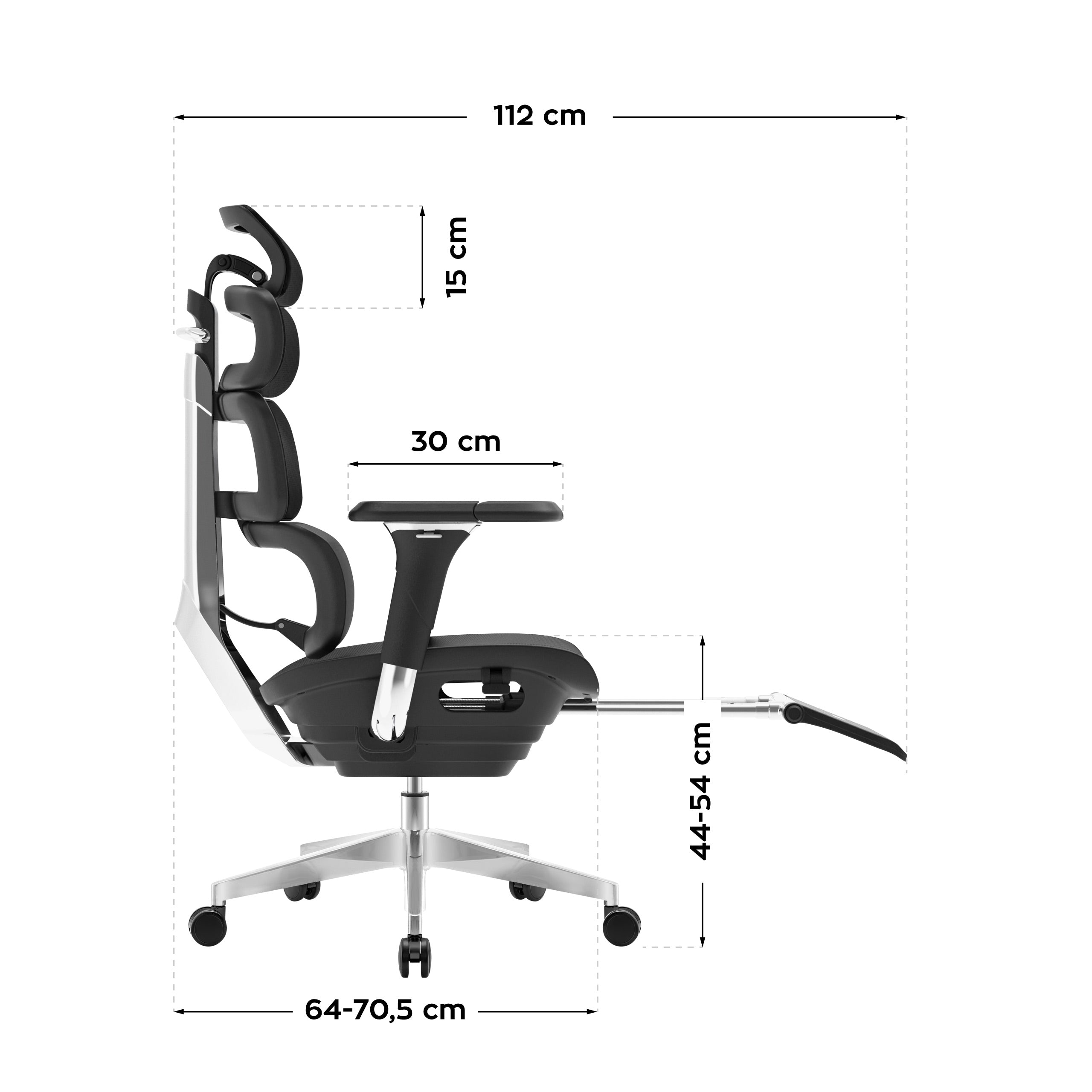 Ergonomická židle Mark Adler Expert 9.8 černá 