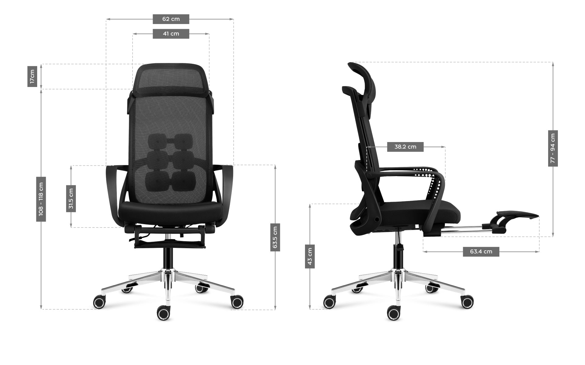 Ergonomická židle Mark Adler Manager 3.6, černá 